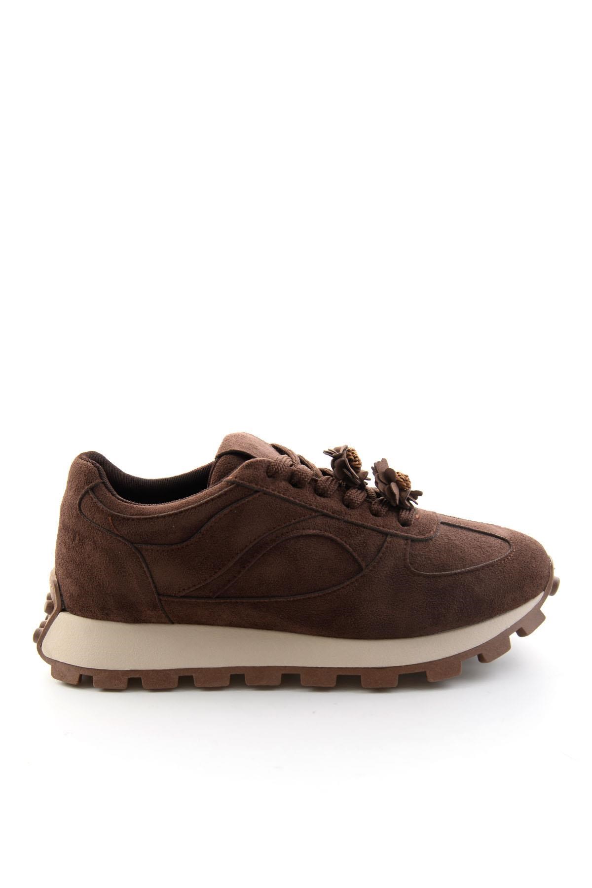 Kahve Süet  Kadın Sneaker K01791073772