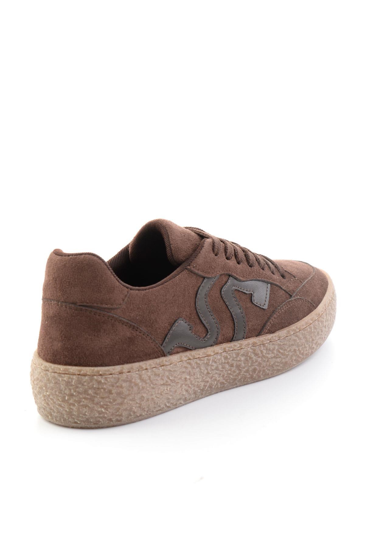 Kahve Süet  Kadın Sneaker K01791073872