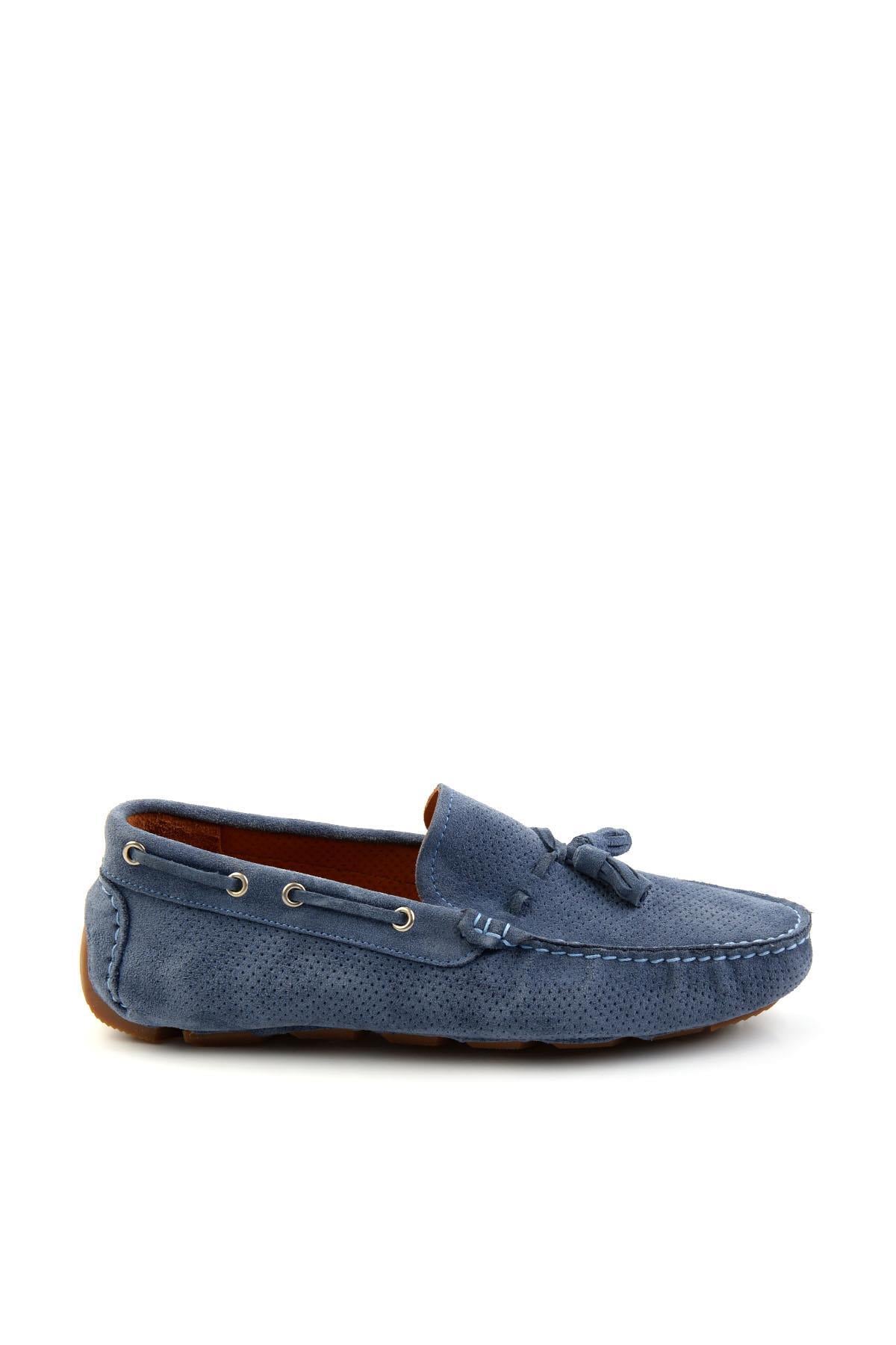 Kot Mavi Leather Erkek Loafer Ayakkabı E01502120202