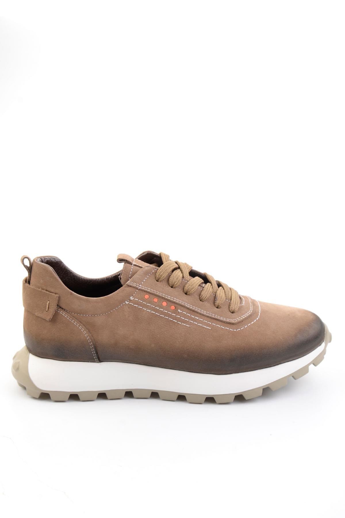 Kum Hakiki Deri Erkek Sneaker E01011034701