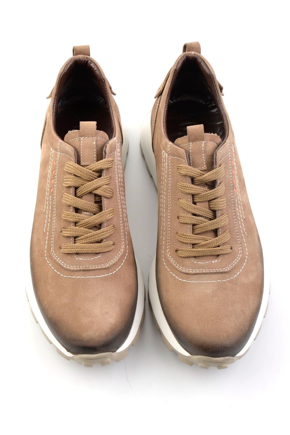 Kum Hakiki Deri Erkek Sneaker E01011034701
