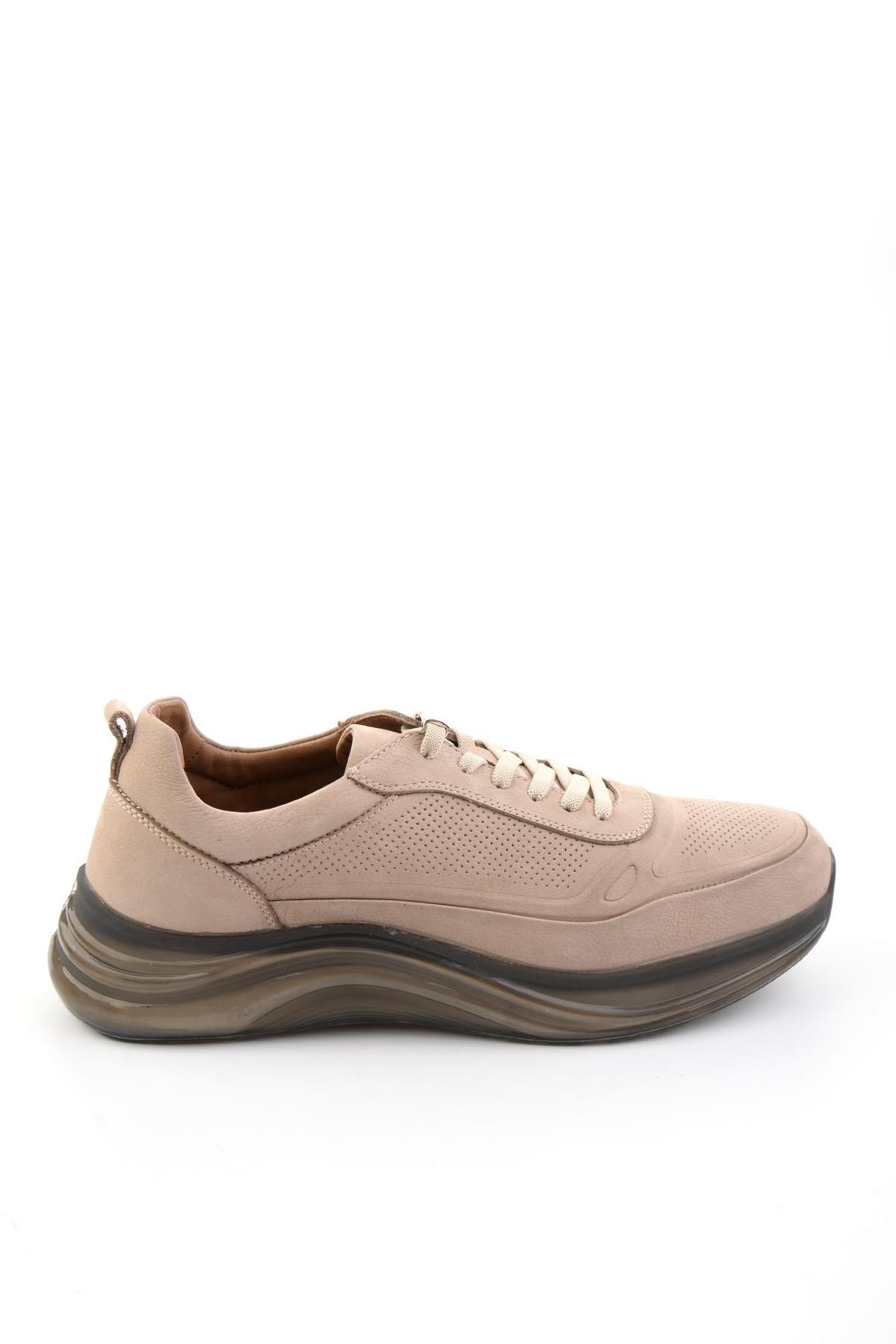 Kum Hakiki Deri Erkek Sneaker E01018250501