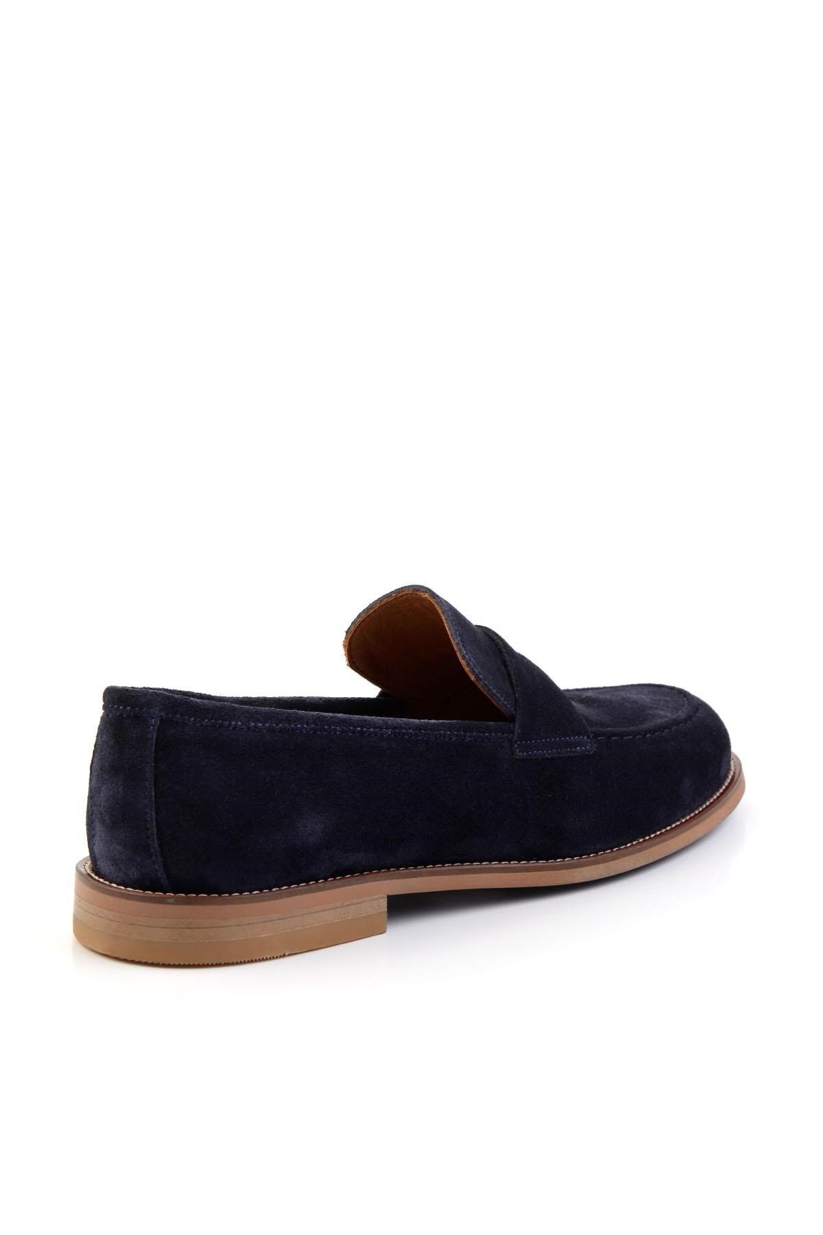 Lacivert Hakiki Deri Erkek Klasik Ayakkabı E01755301002