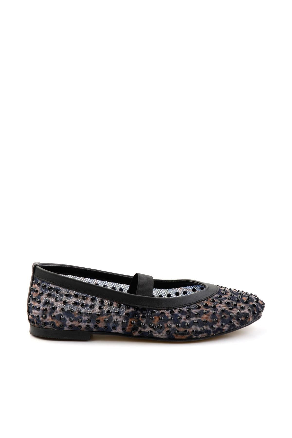 Leopar Siyah  Kadın Babet K01503726187