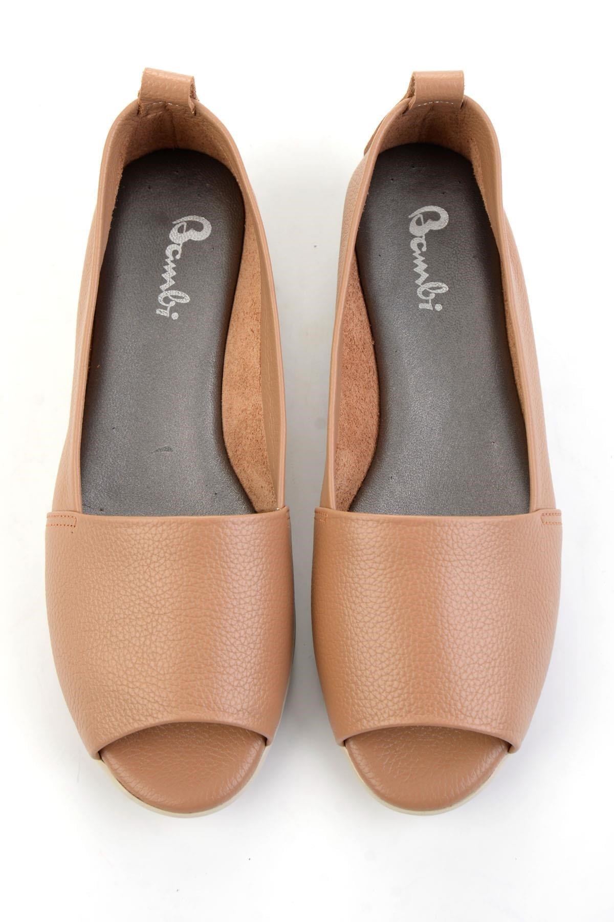 Mat Taba Hakiki Deri Kadın Espadril K01582664003