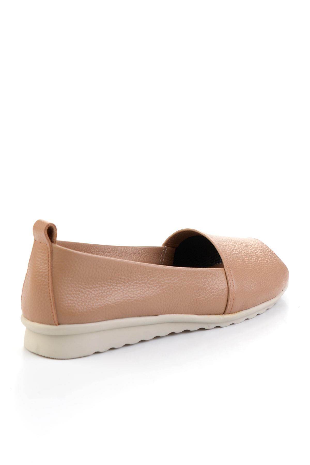 Mat Taba Hakiki Deri Kadın Espadril K01582664003