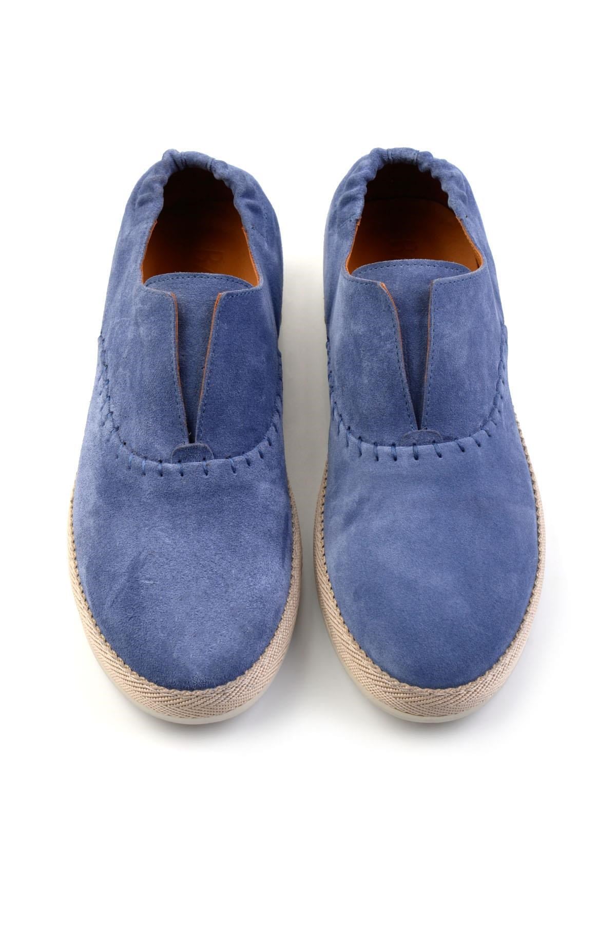 Mavi Hakiki Deri Erkek Espadril E01901361102