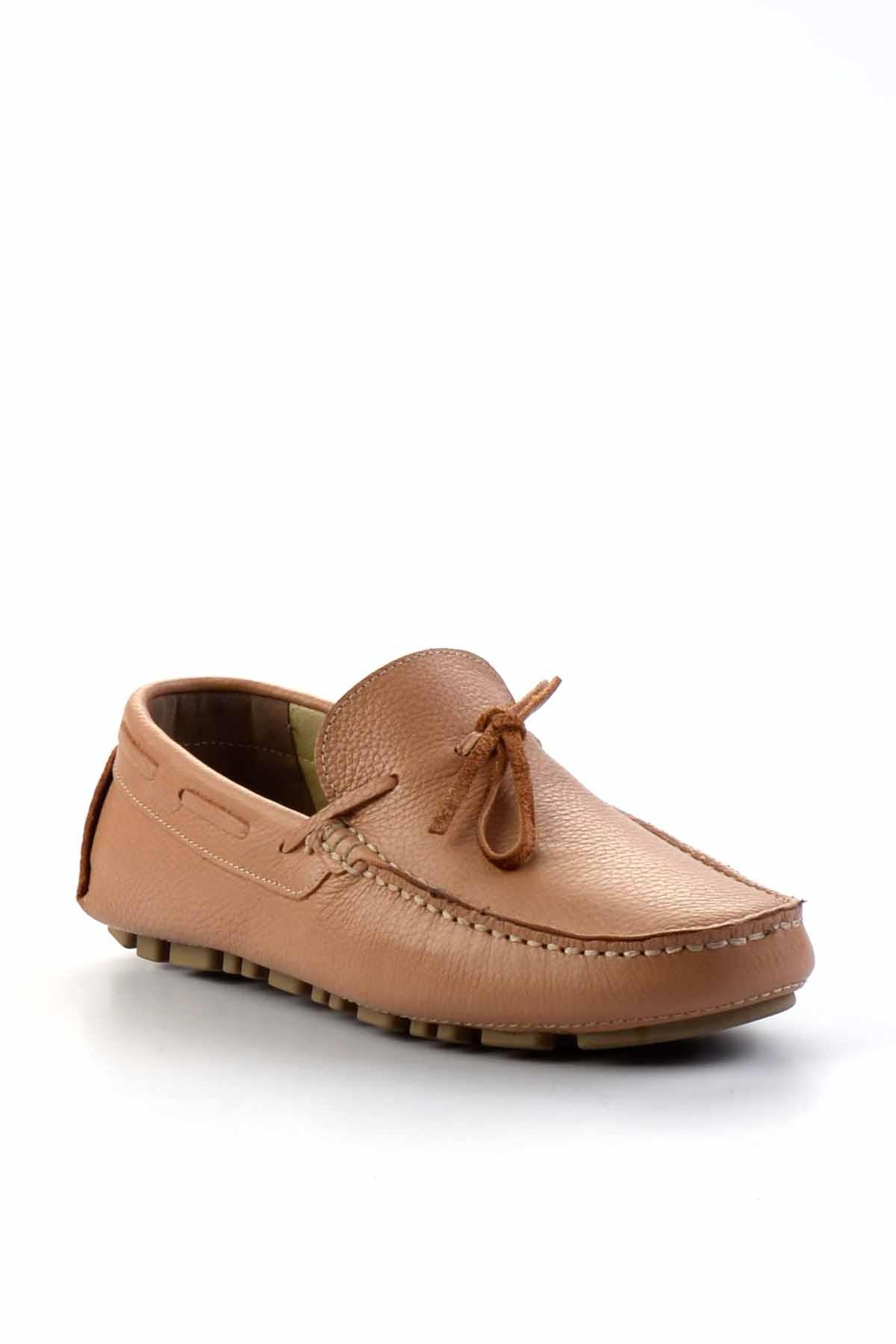 Nude Floter Hakiki Deri Erkek Loafer Ayakkabı E01395332140