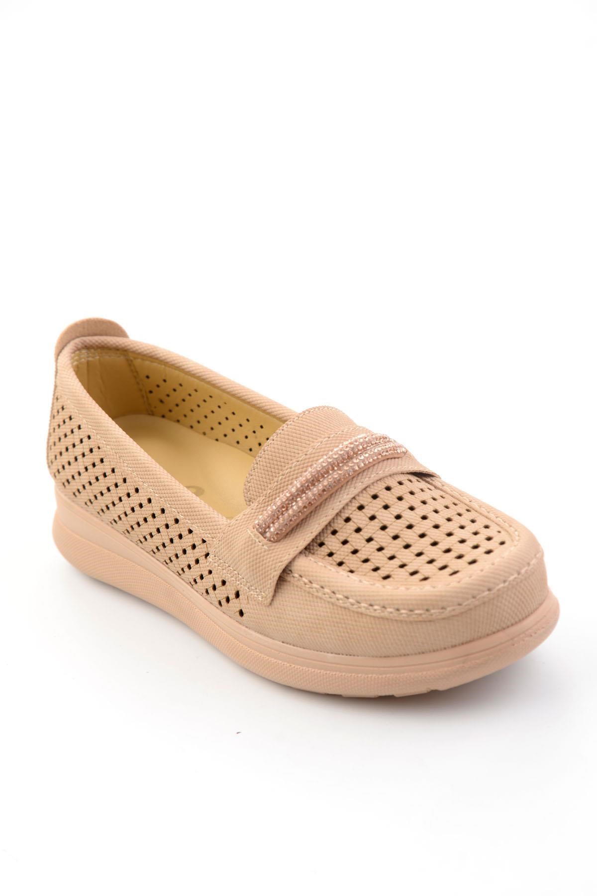 Nude  Kadın Loafer Ayakkabı K01536104537