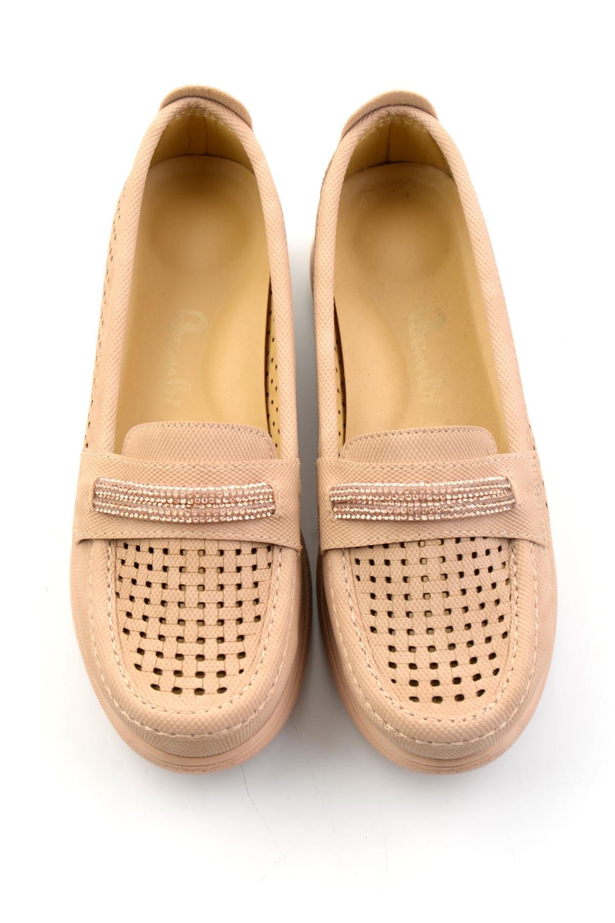 Nude  Kadın Loafer Ayakkabı K01536104537