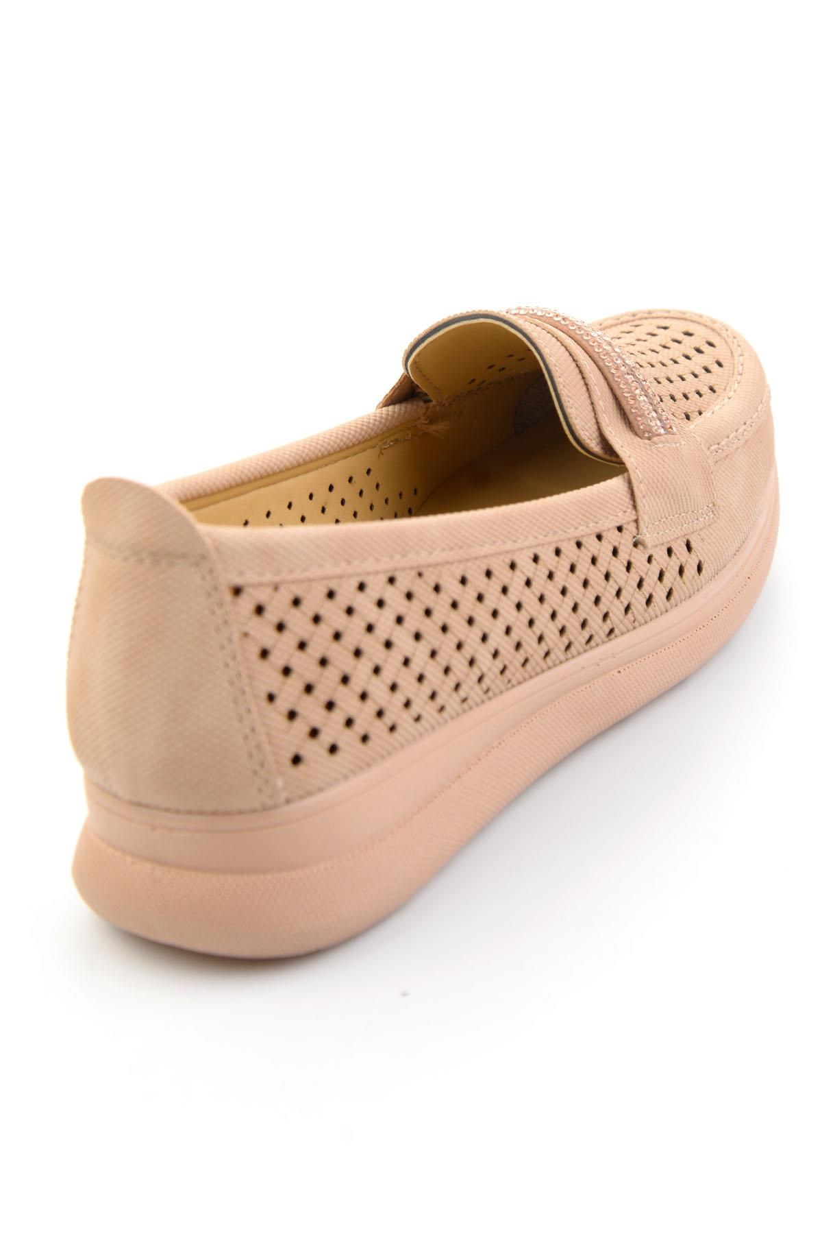 Nude  Kadın Loafer Ayakkabı K01536104537