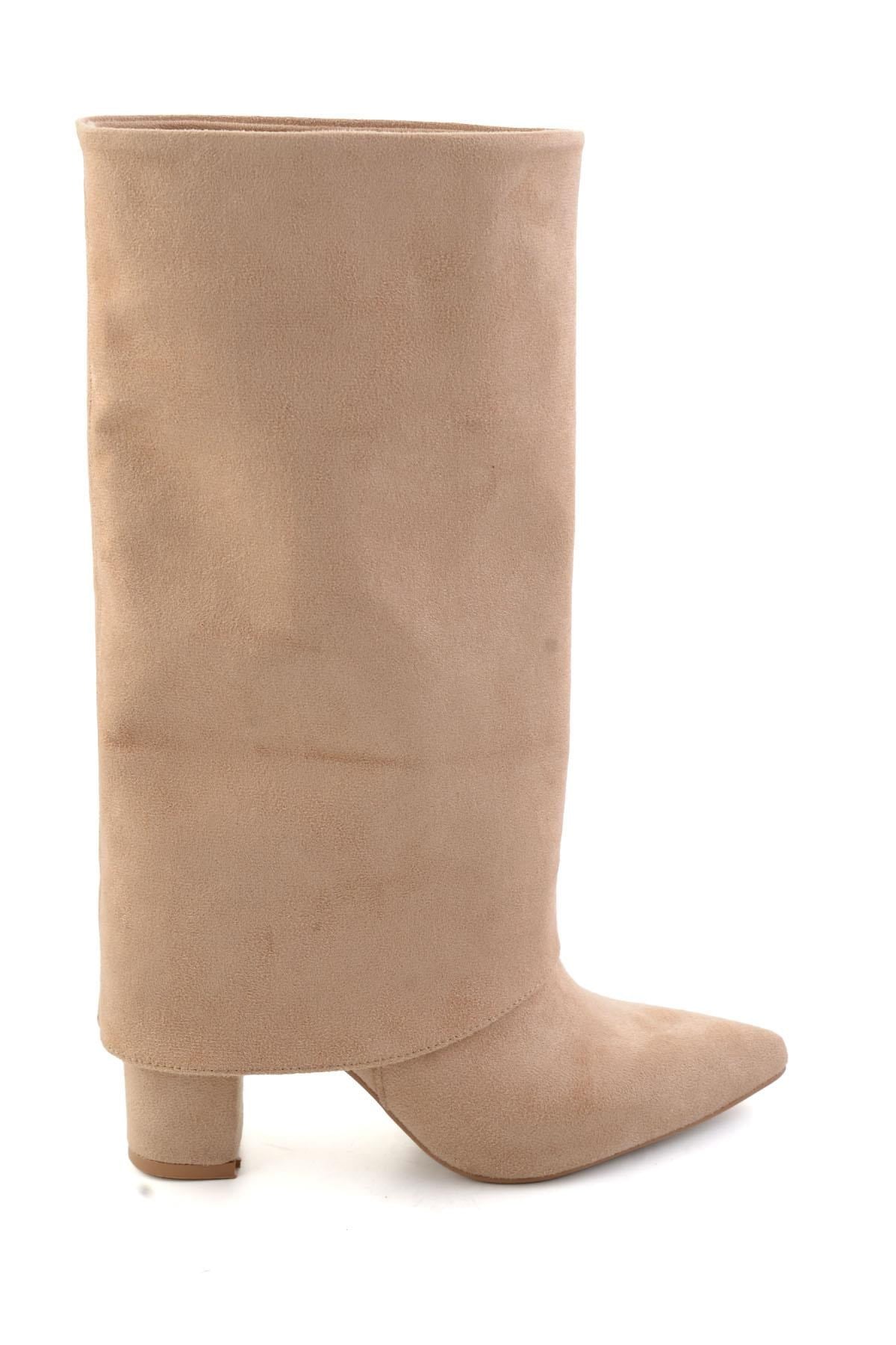 Nude Süet  Kadın Çizme K03116022072
