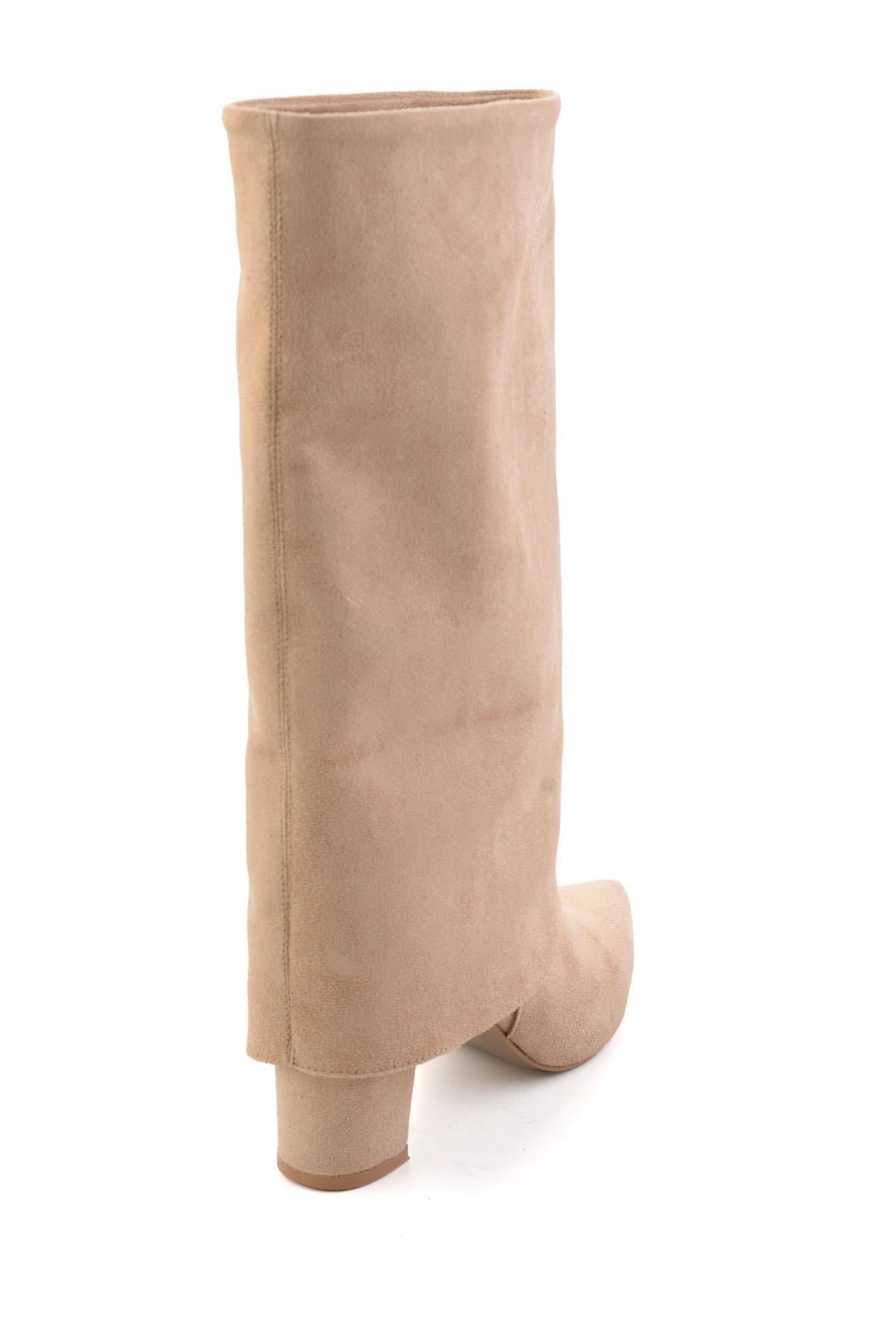 Nude Süet  Kadın Çizme K03116022072