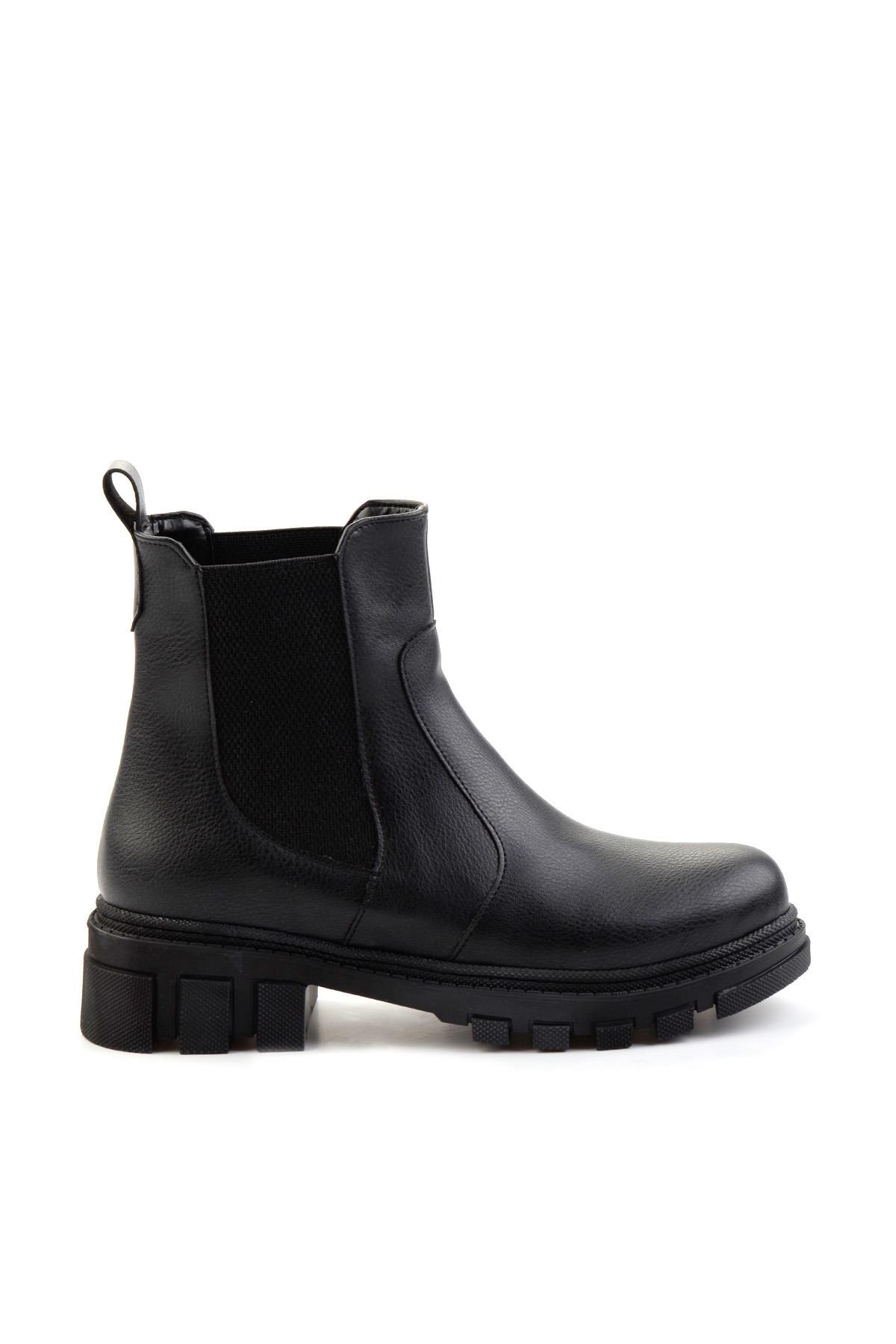 Siyah  Kadın Bot & Bootie K02875070309
