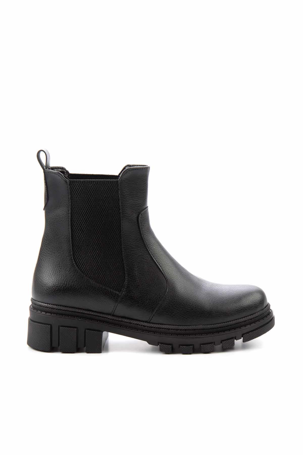 Siyah  Kadın Bot & Bootie K02875070309