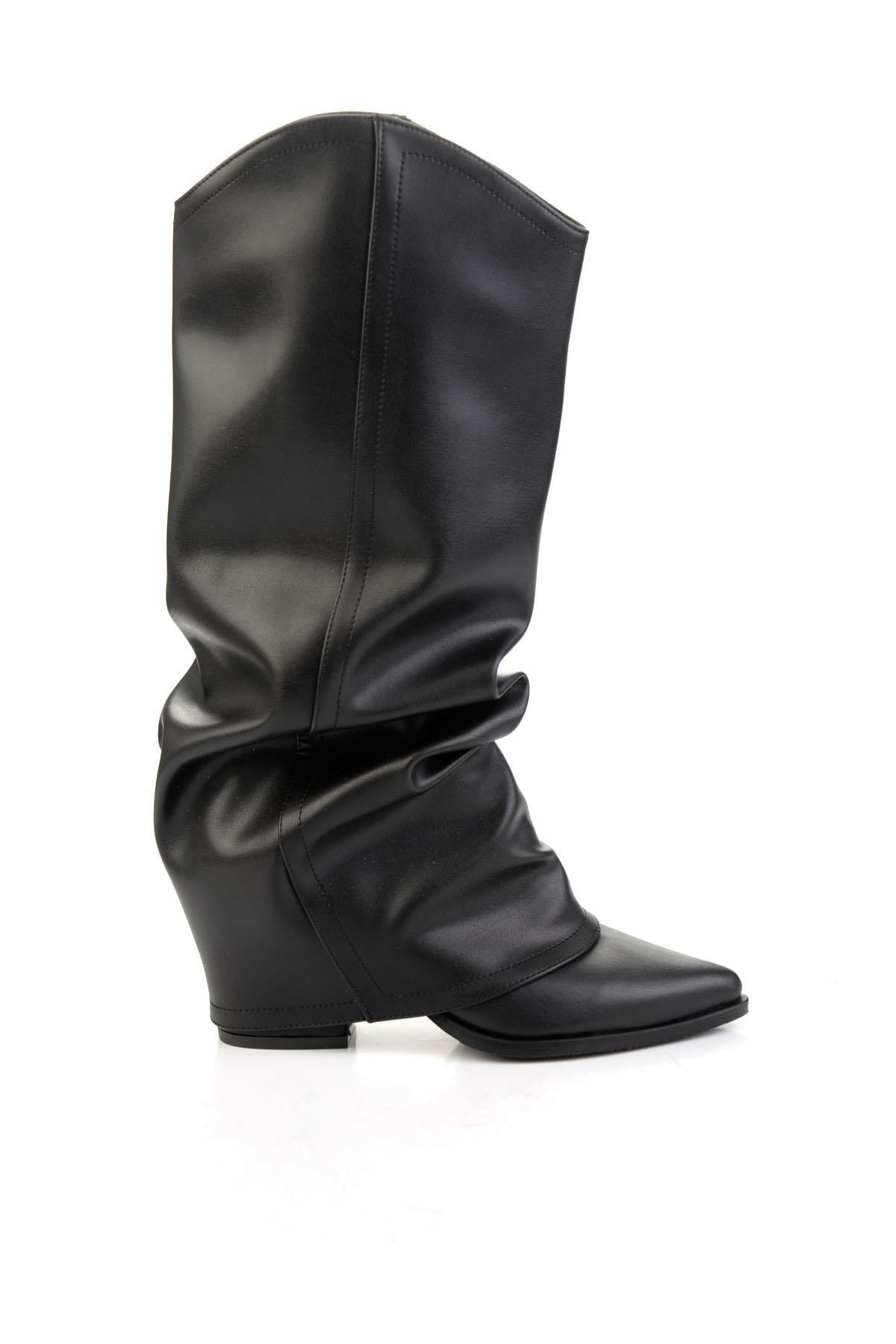 Siyah  Kadın Bot & Bootie K03606060409