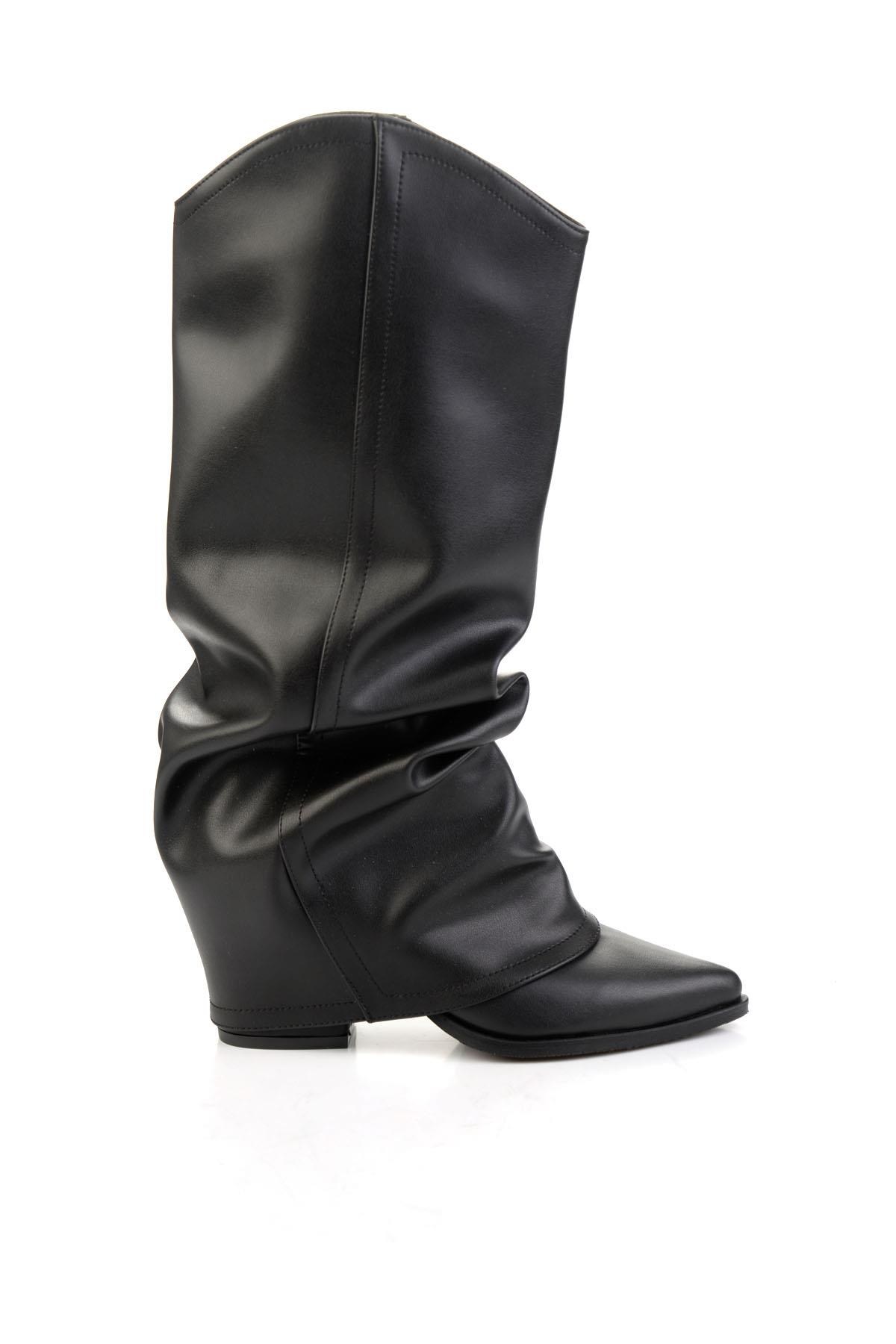 Siyah  Kadın Bot & Bootie K03606060409