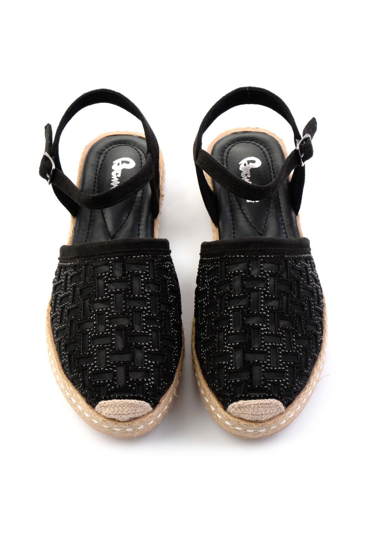 Siyah  Kadın Espadril K01117090902