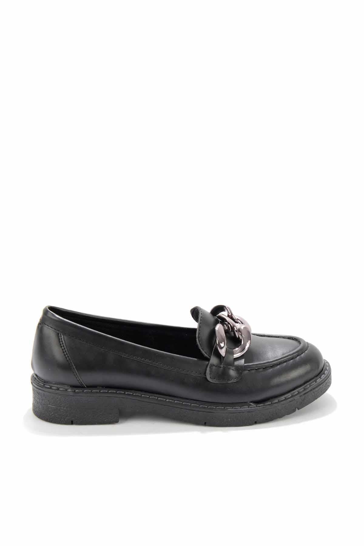 Siyah  Kadın Loafer Ayakkabı K01257067009