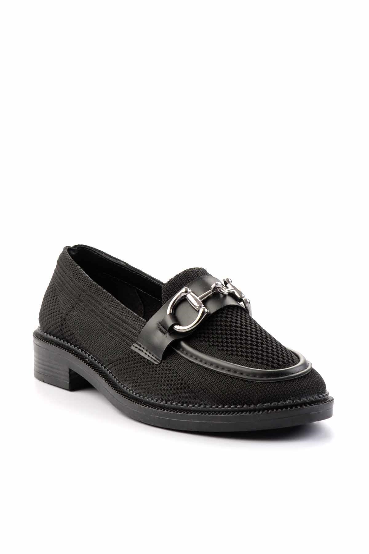 Siyah  Kadın Loafer Ayakkabı K01362245882