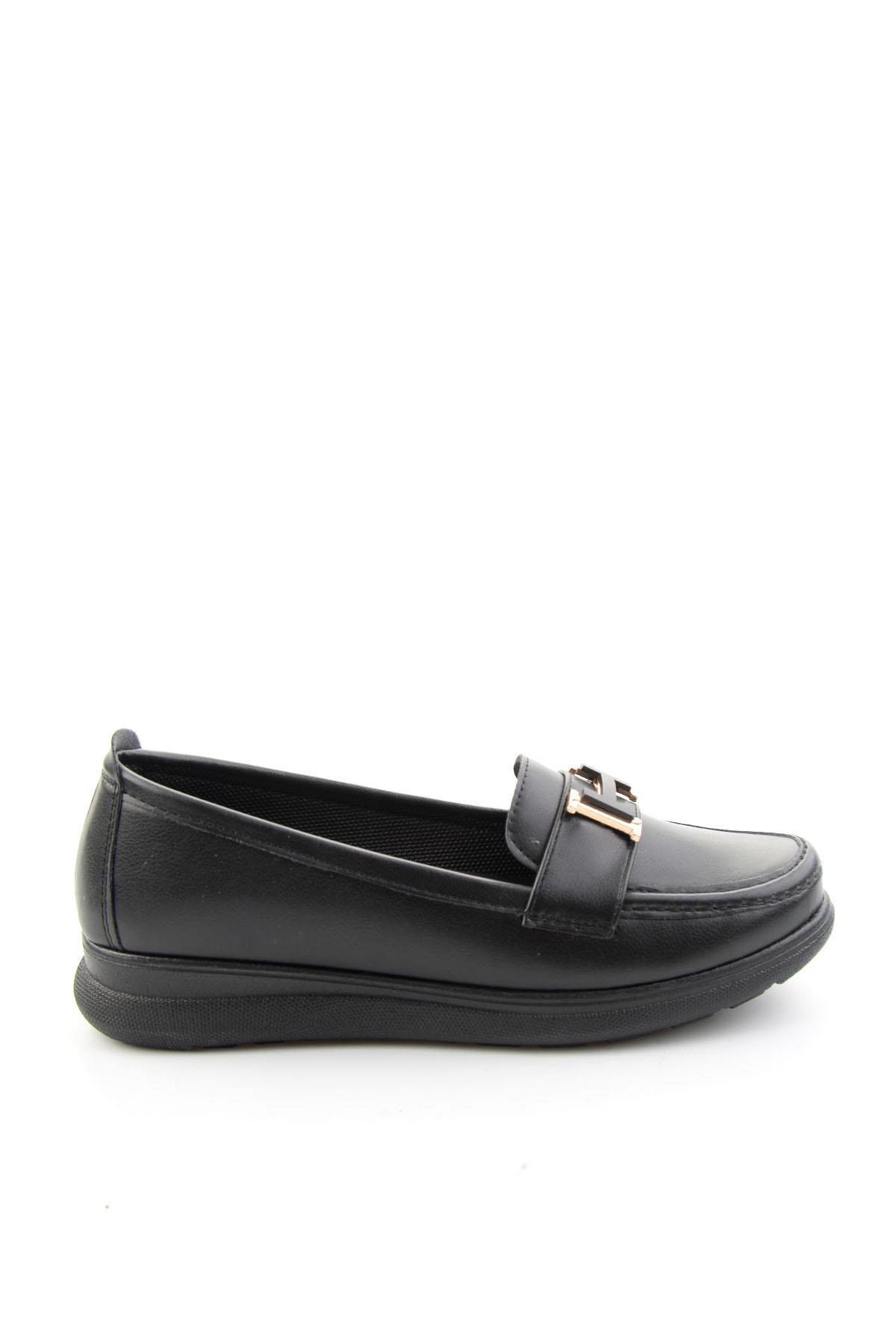 Siyah  Kadın Loafer Ayakkabı K01536105909