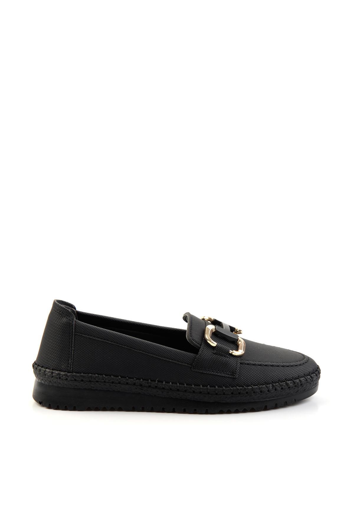 Siyah  Kadın Loafer Ayakkabı K01536194009