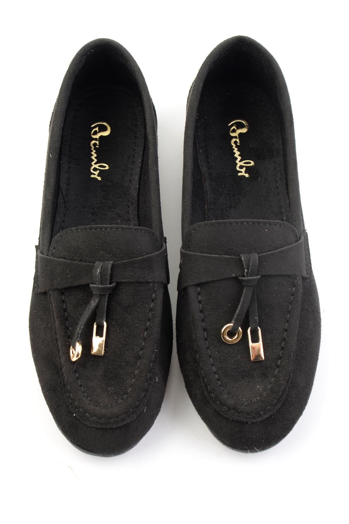 Siyah  Kadın Loafer Ayakkabı K01542380572