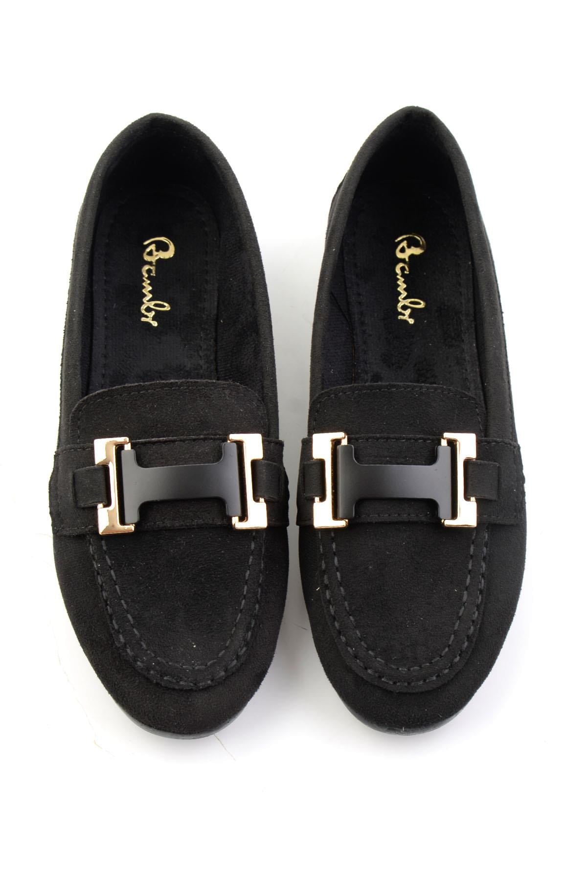 Siyah  Kadın Loafer Ayakkabı K01542380672