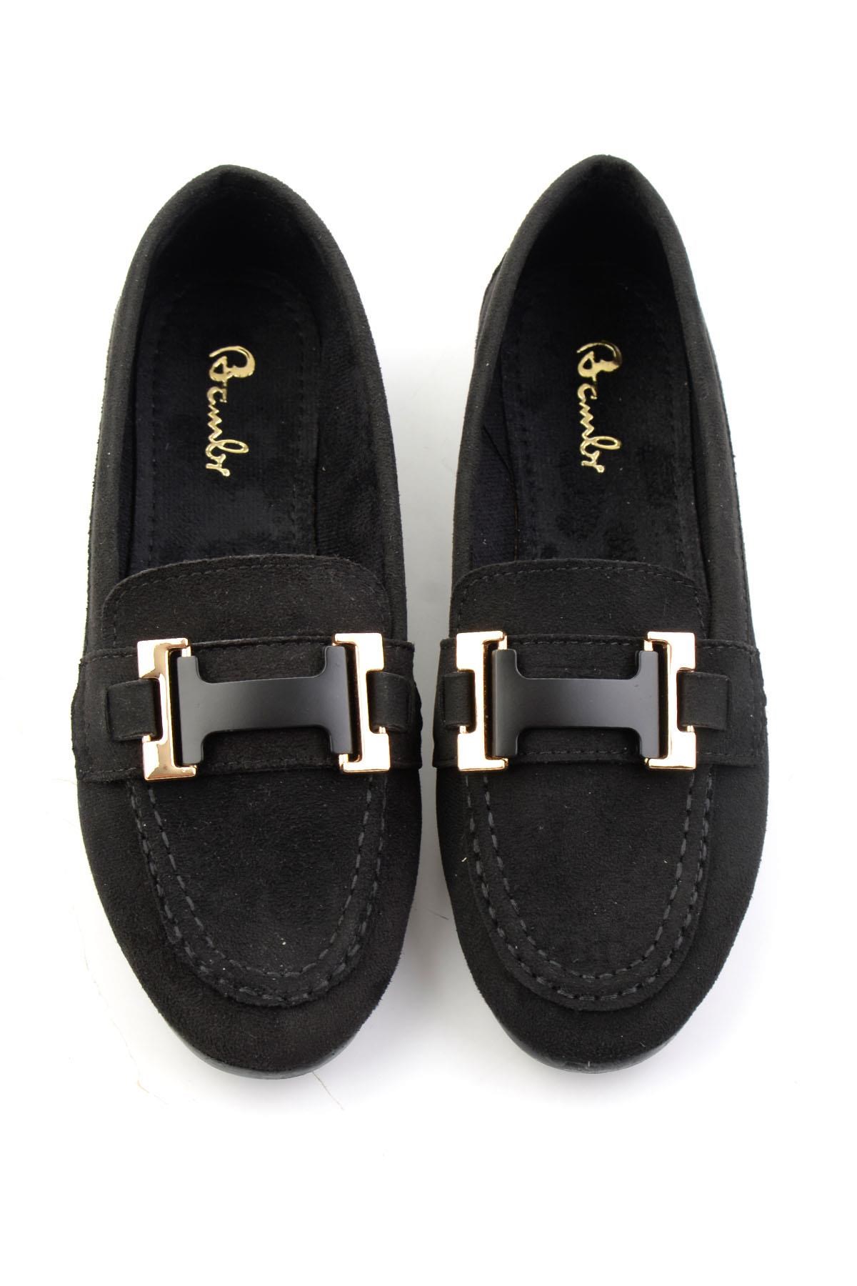 Siyah  Kadın Loafer Ayakkabı K01542380672