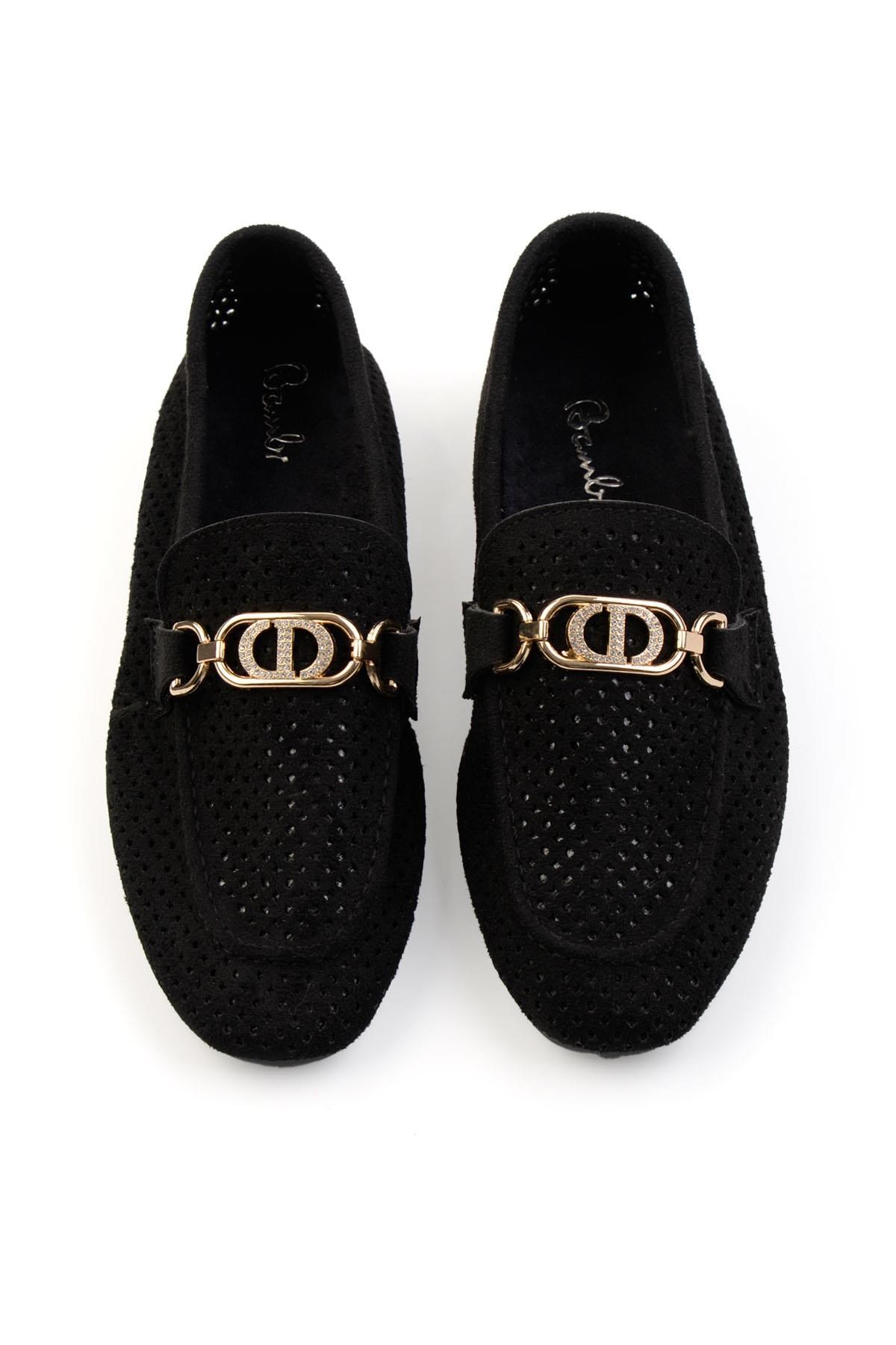 Siyah  Kadın Loafer Ayakkabı K01688010902