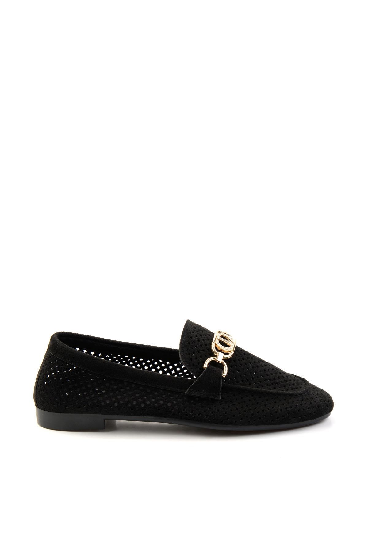 Siyah  Kadın Loafer Ayakkabı K01688010902