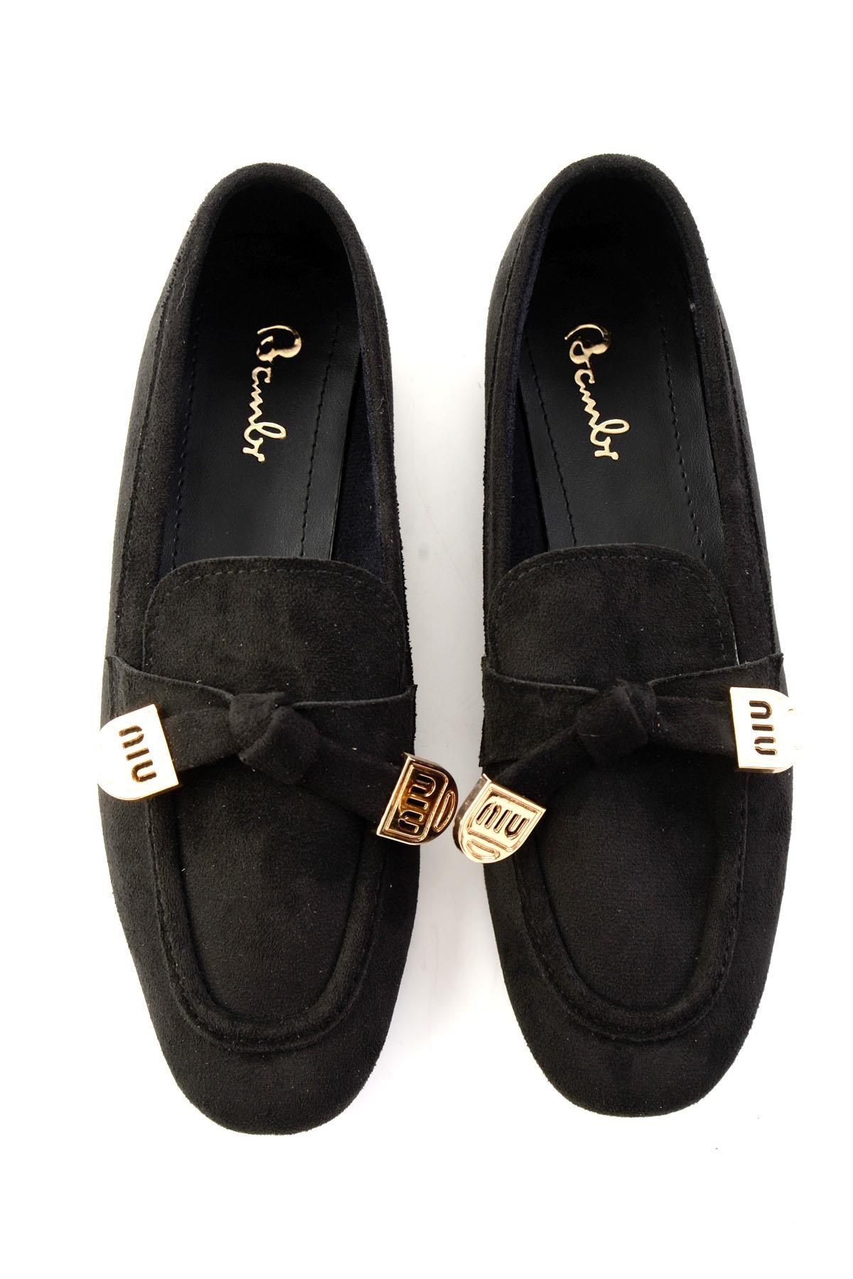 Siyah  Kadın Loafer Ayakkabı K01688011572