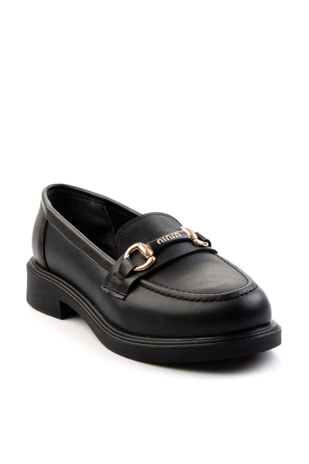 Siyah  Kadın Loafer Ayakkabı K01714130009