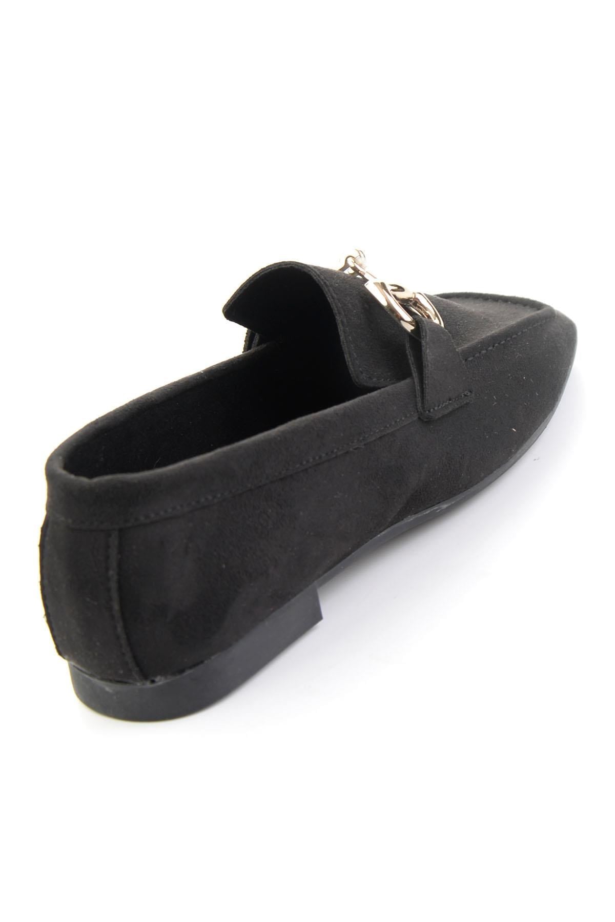 Siyah  Kadın Loafer Ayakkabı K01879251572