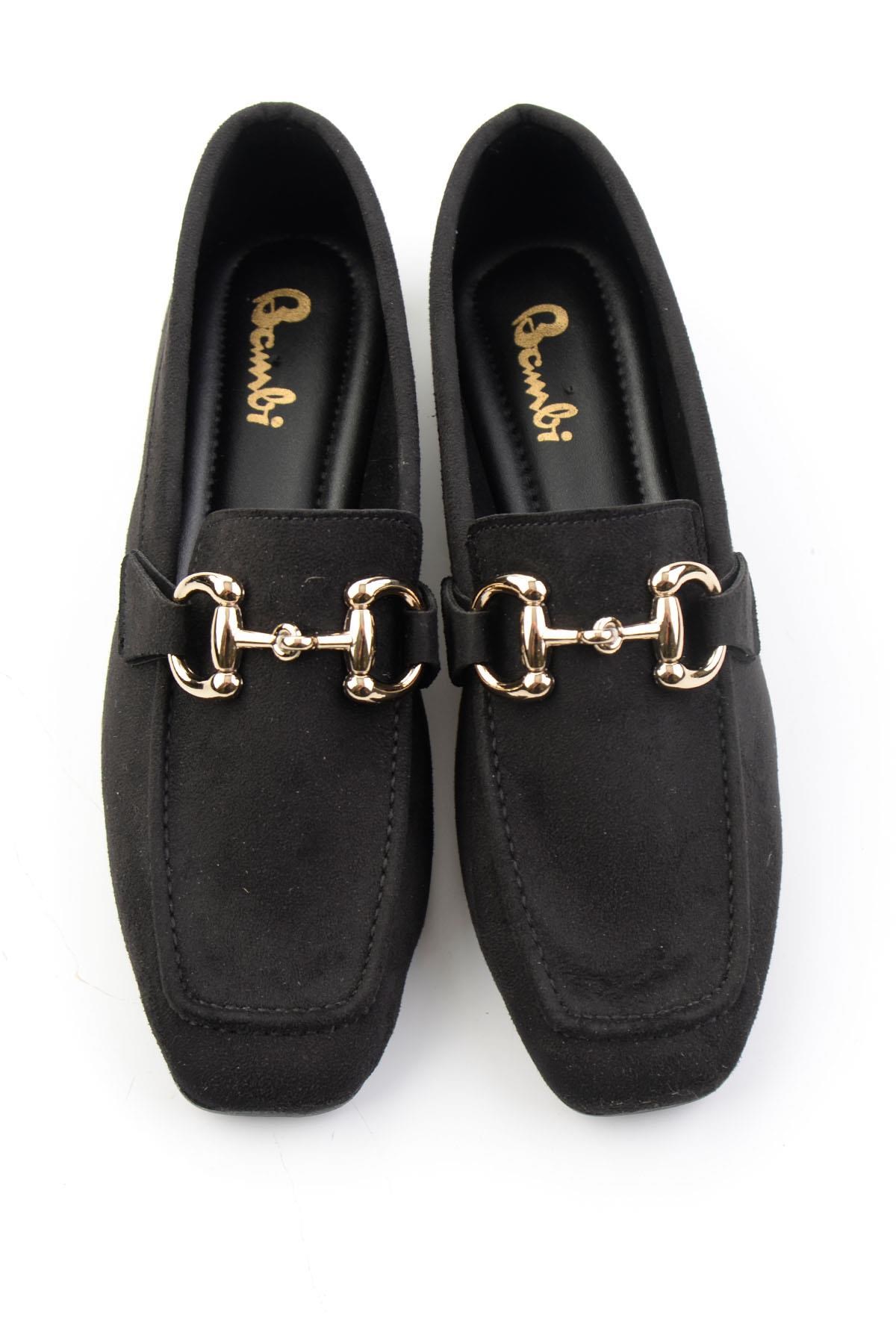 Siyah  Kadın Loafer Ayakkabı K01879251572