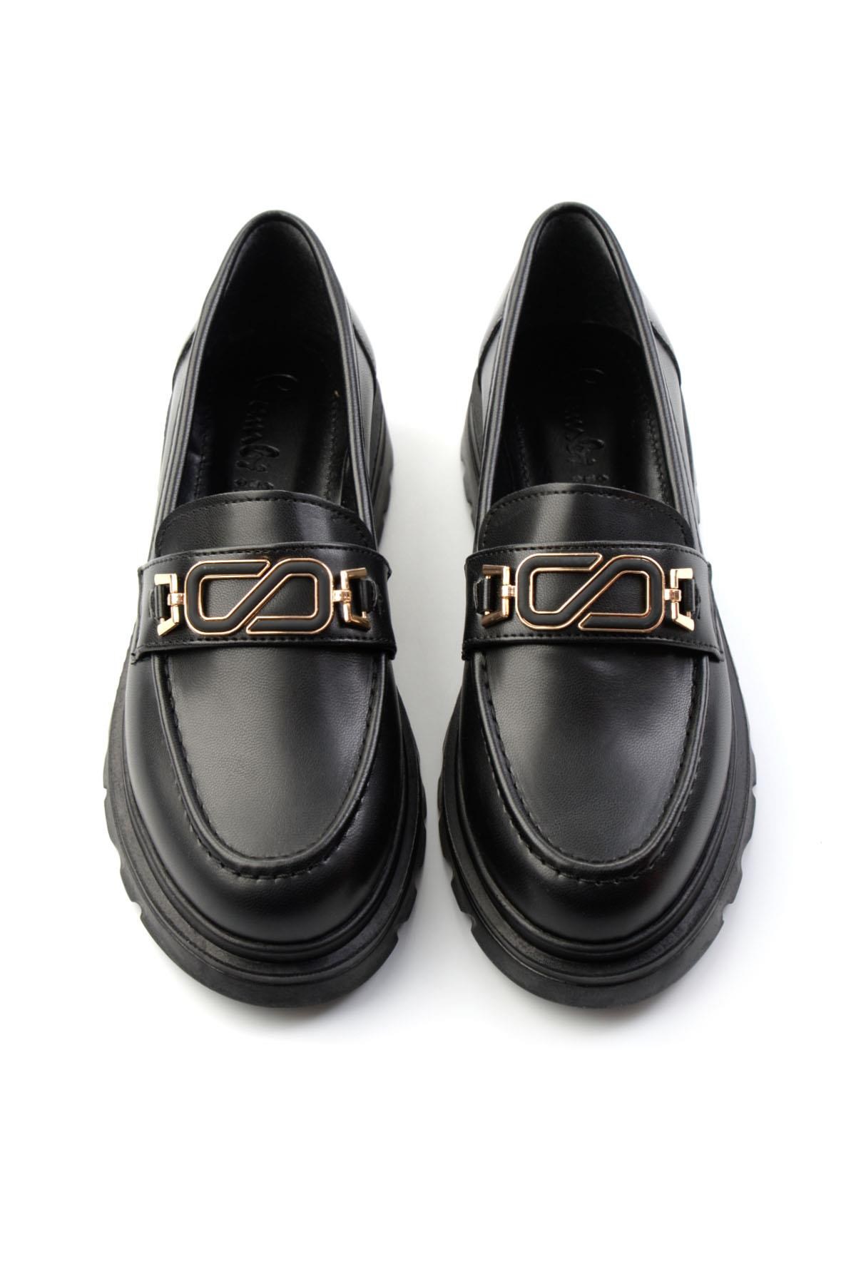 Siyah  Kadın Loafer Ayakkabı K01997010609