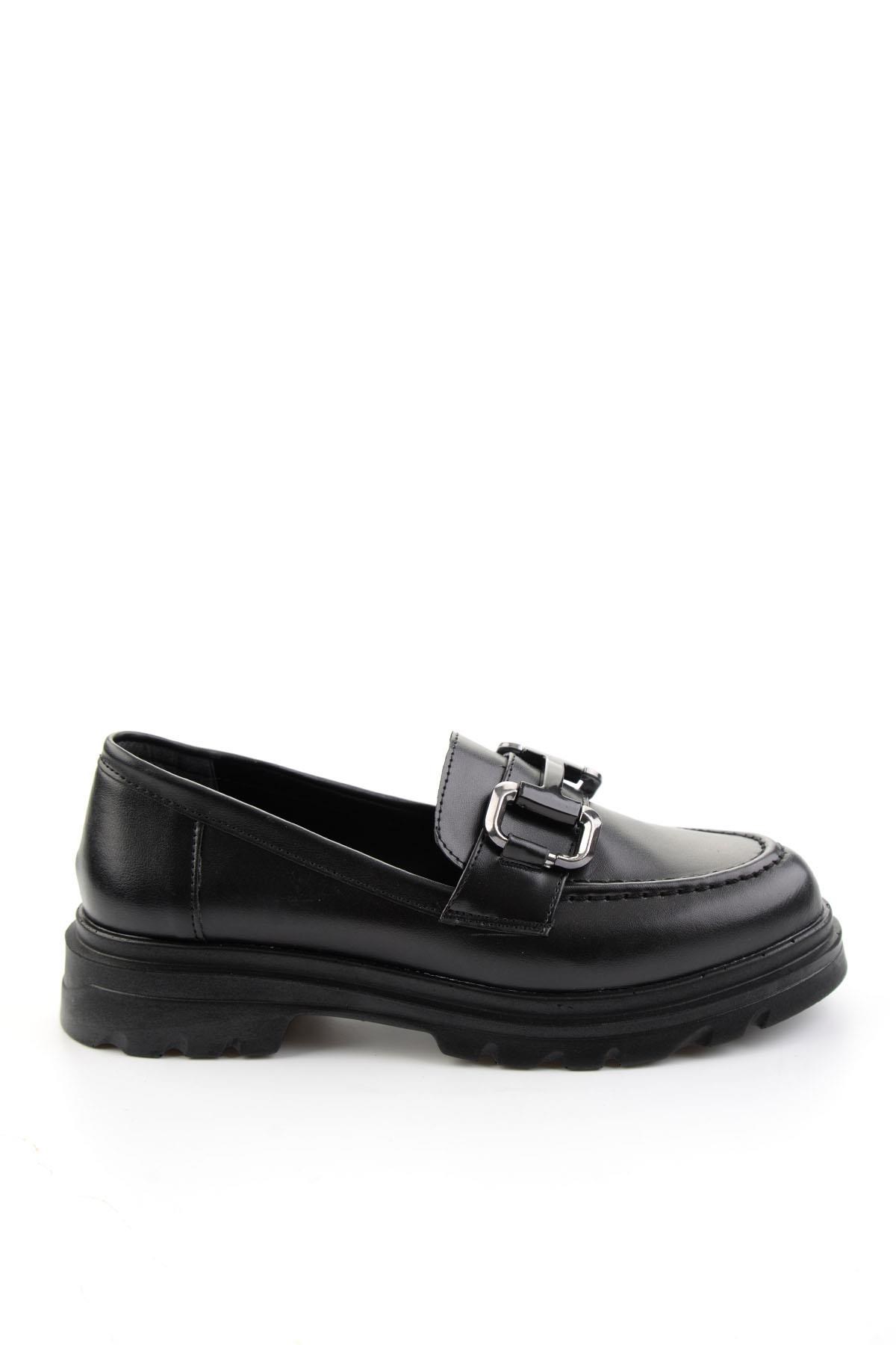 Siyah  Kadın Loafer Ayakkabı K01997011109