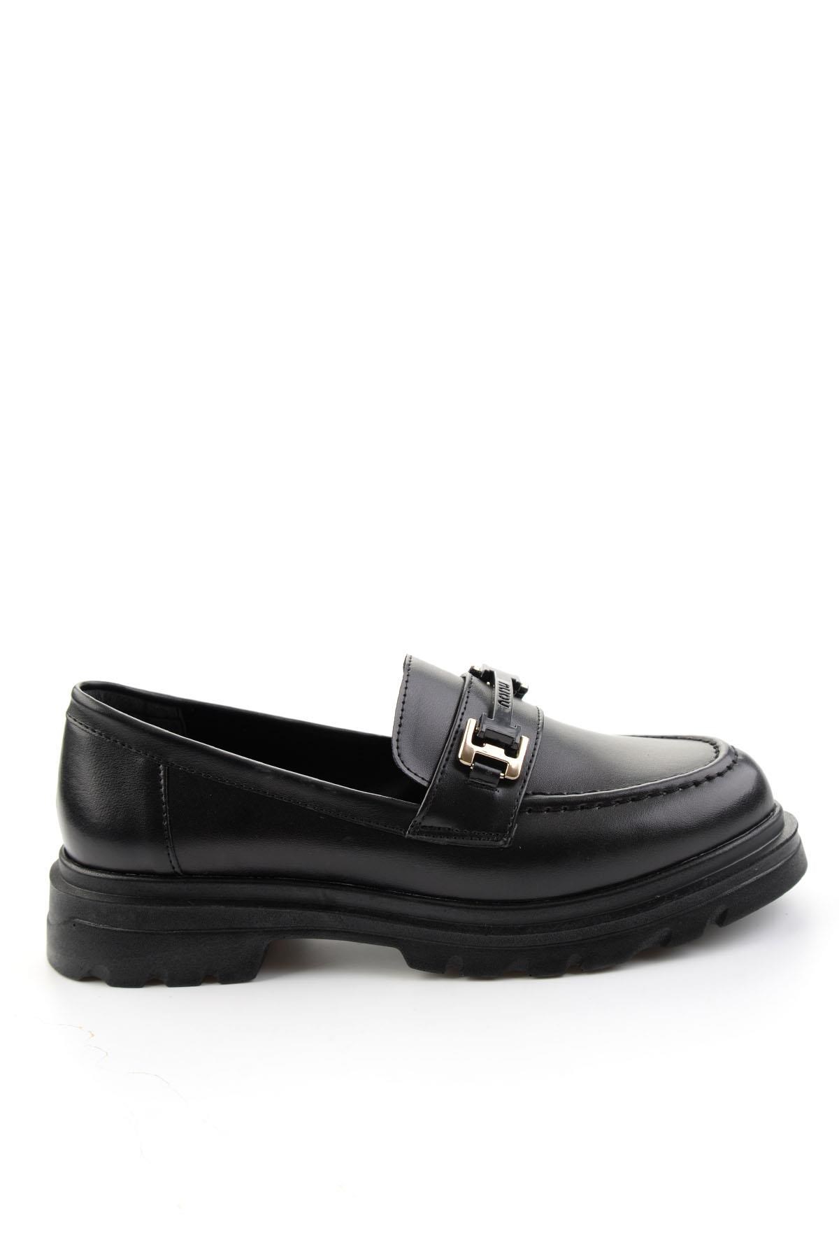 Siyah  Kadın Loafer Ayakkabı K01997011209