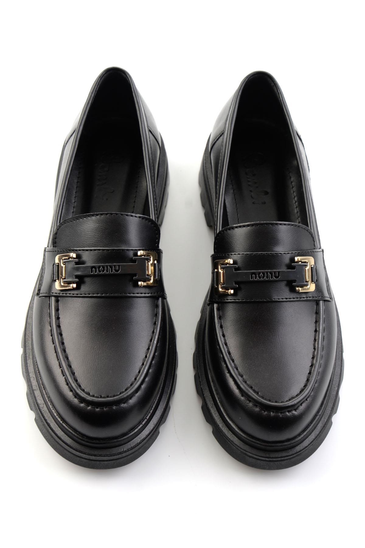 Siyah  Kadın Loafer Ayakkabı K01997011209