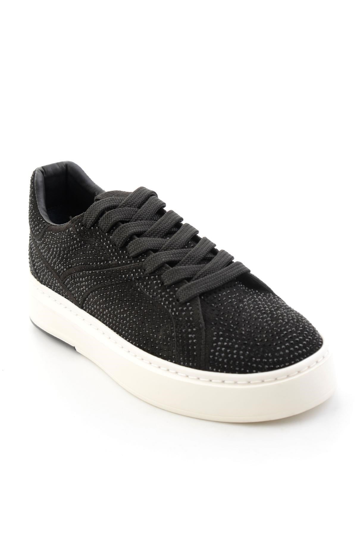 Siyah Platin  Kadın Sneaker K01791072772