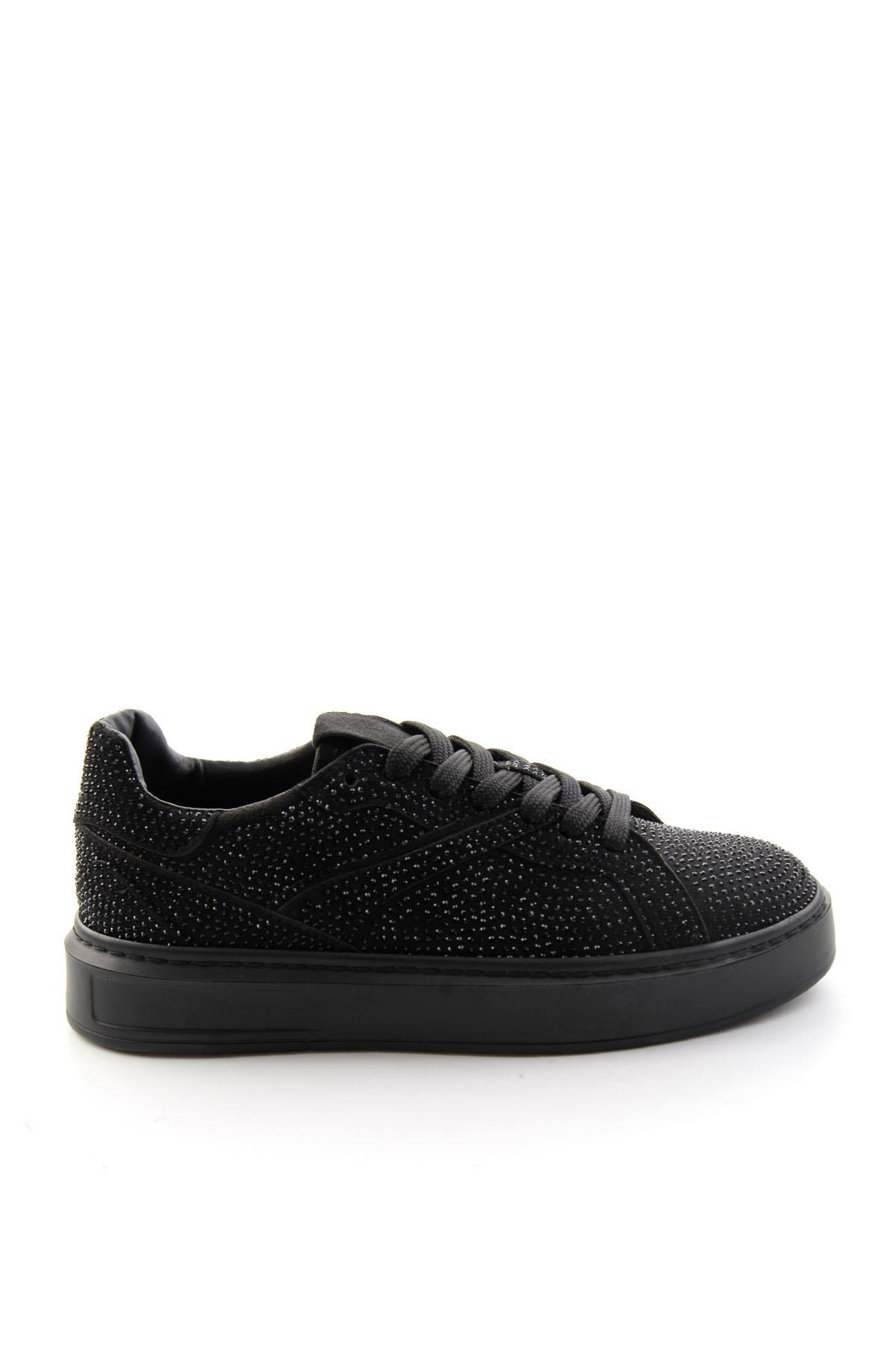 Siyah Süet  Kadın Sneaker K01791072772