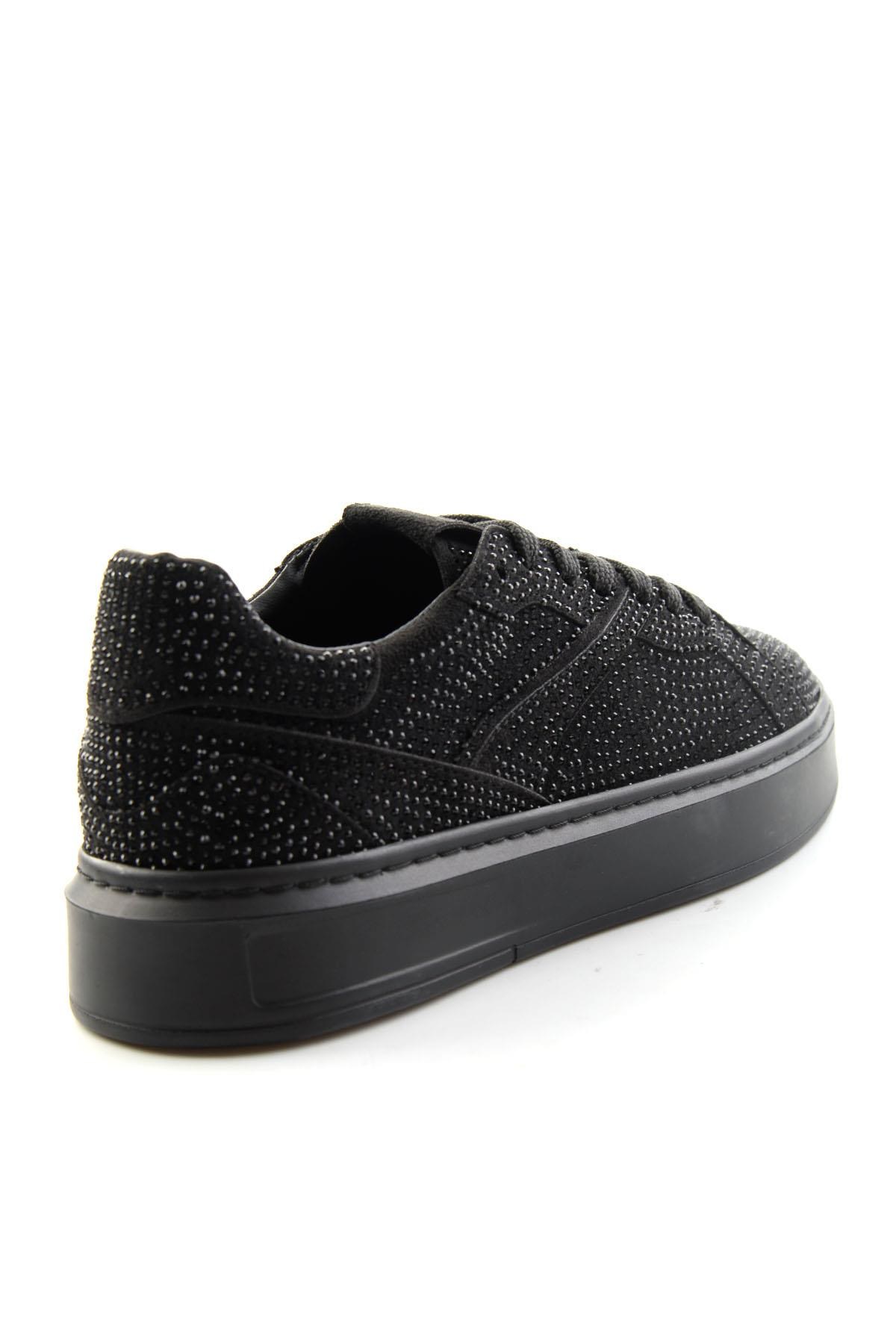 Siyah Süet  Kadın Sneaker K01791072772
