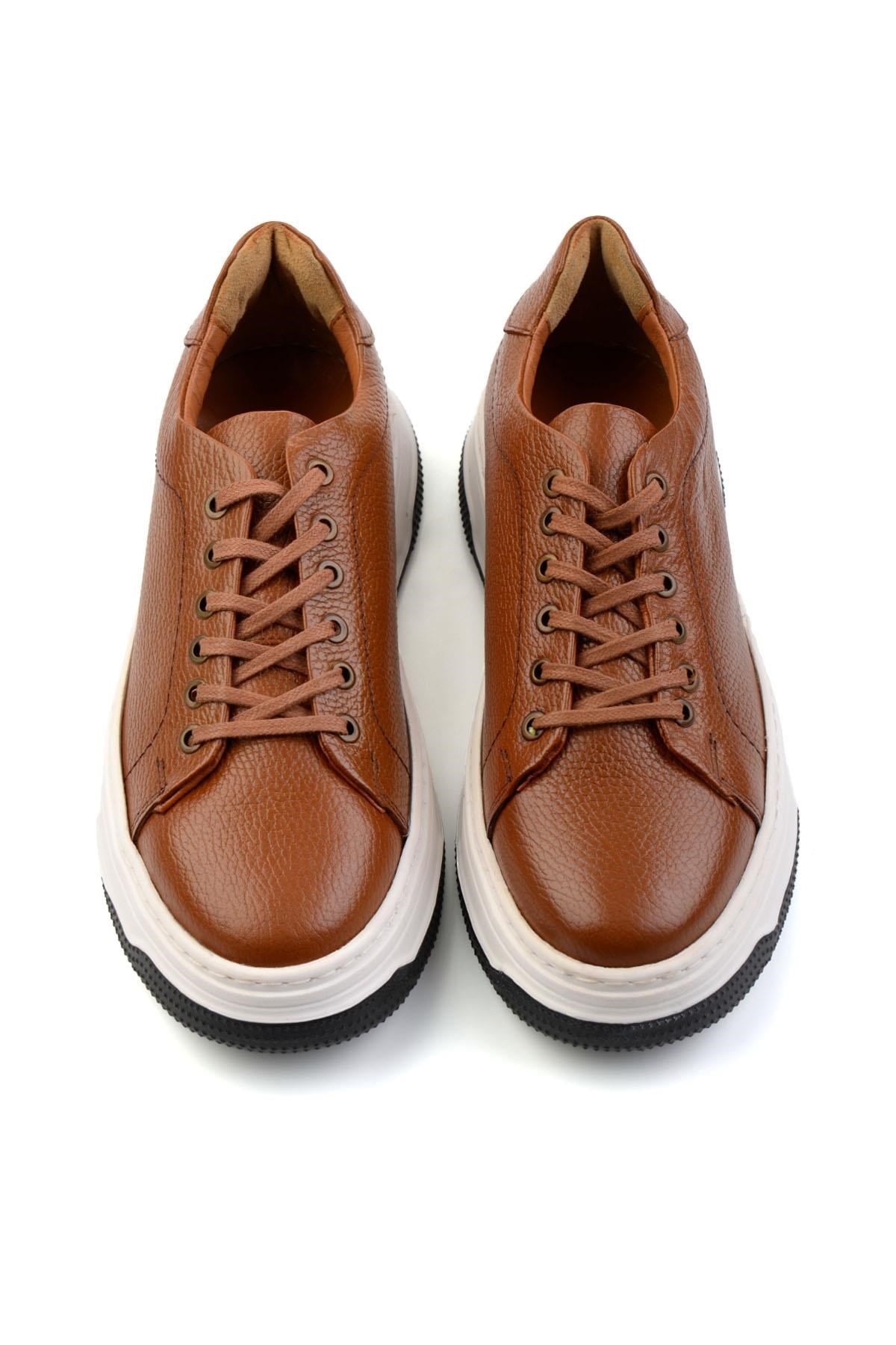 Taba Floter Hakiki Deri Erkek Sneaker E01401097940
