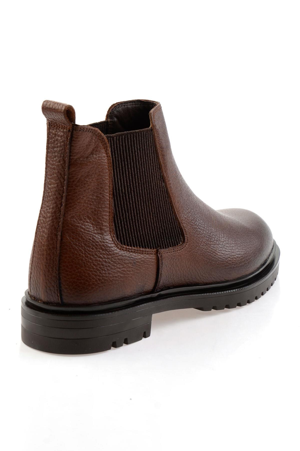 Taba Hakiki Deri Erkek Bot & Bootie E02593411640