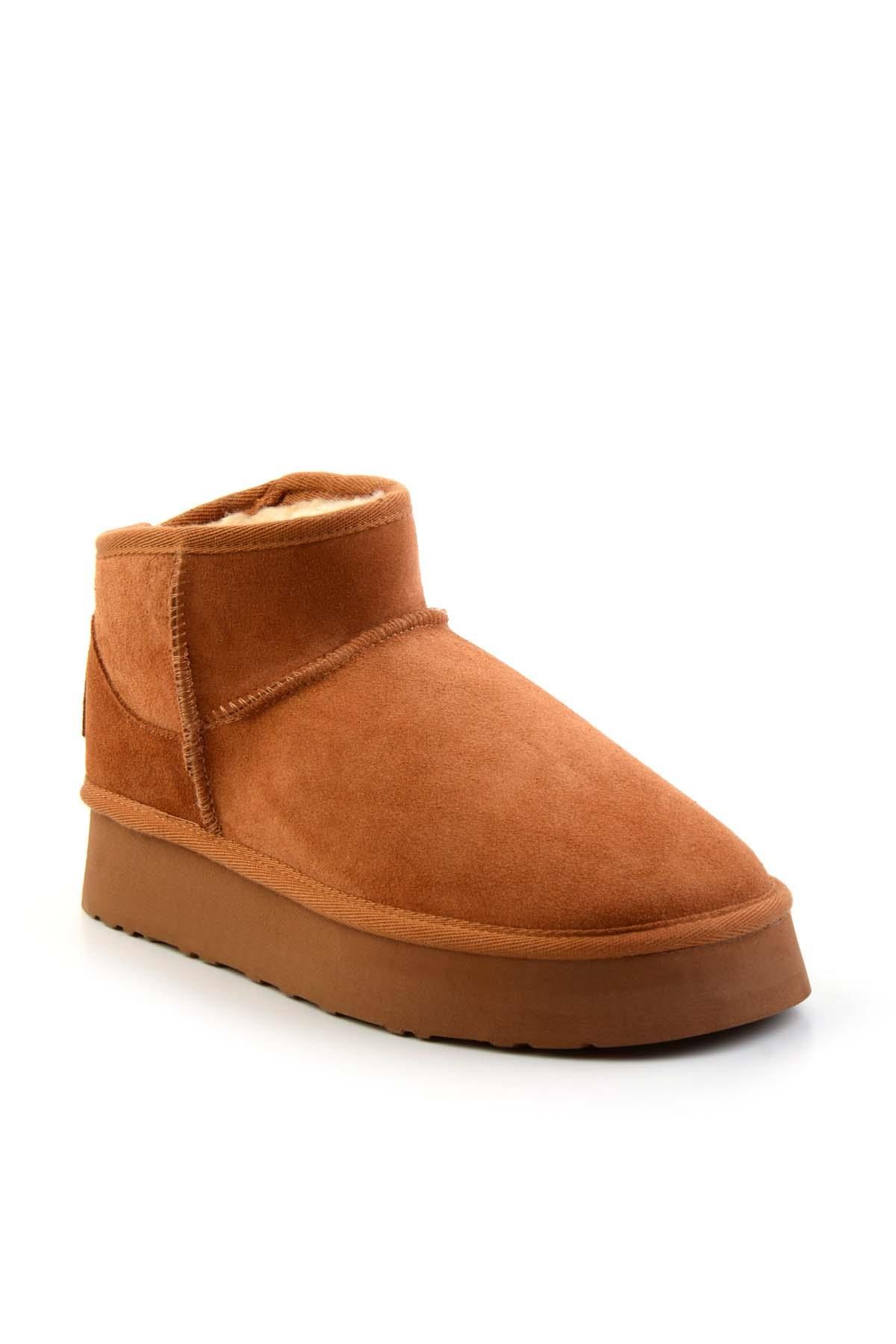 Taba Hakiki Deri Kadın Bot & Bootie K02422009002