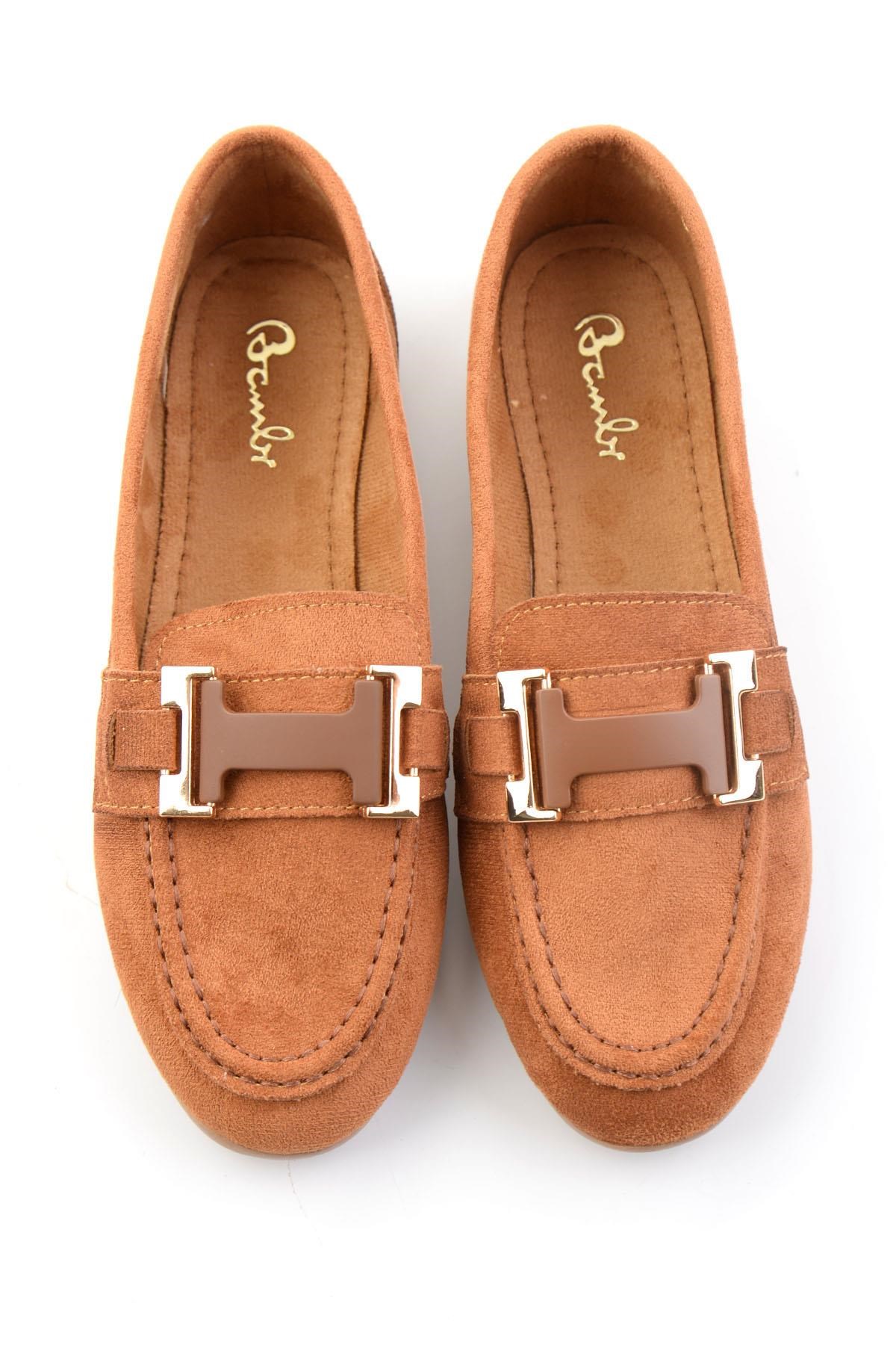 Taba  Kadın Loafer Ayakkabı K01542380672