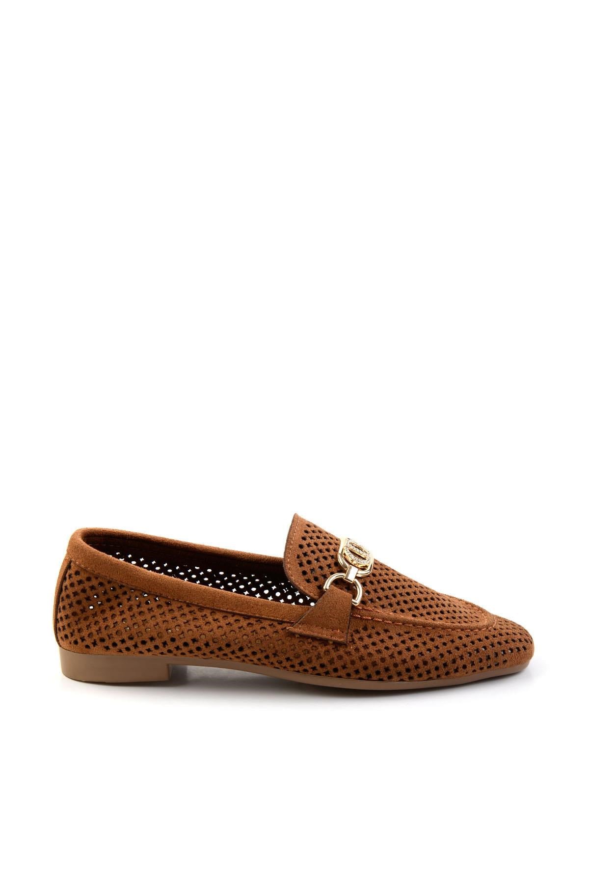 Taba  Kadın Loafer Ayakkabı K01688010902