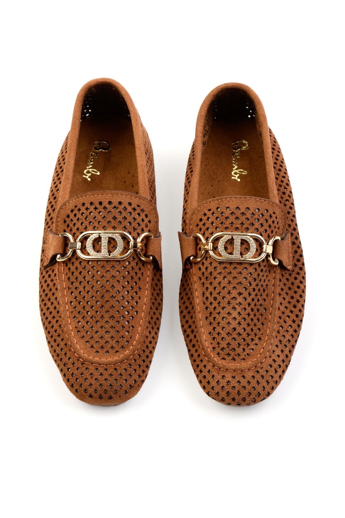 Taba  Kadın Loafer Ayakkabı K01688010902