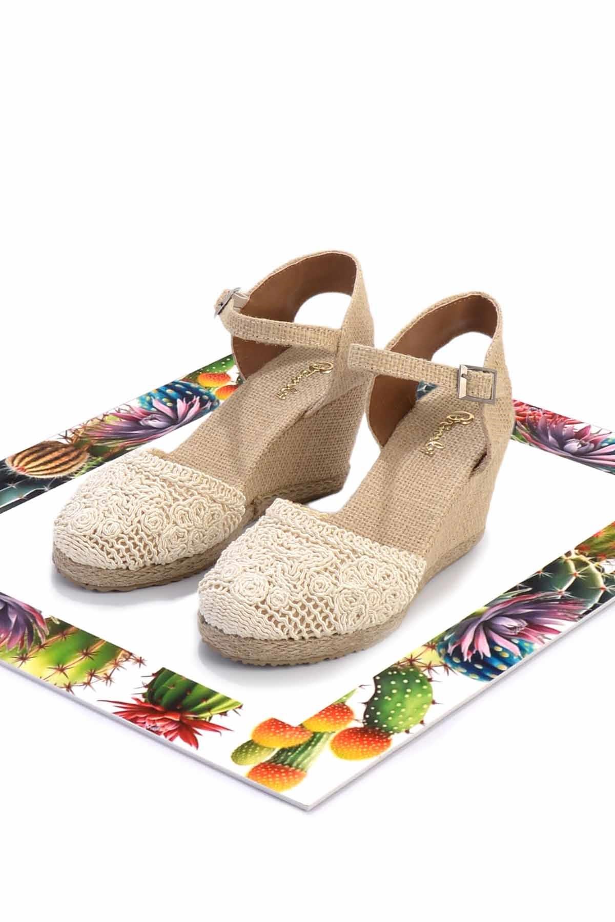 Ten  Kadın Sandalet K05874050316