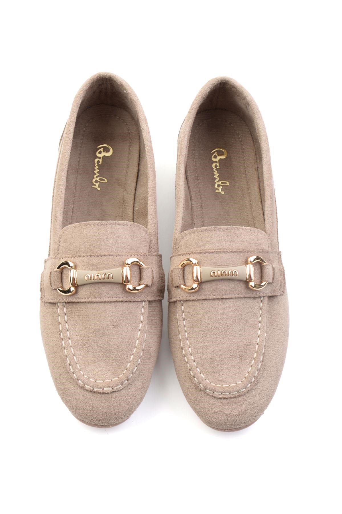 Vizon  Kadın Loafer Ayakkabı K01542380772